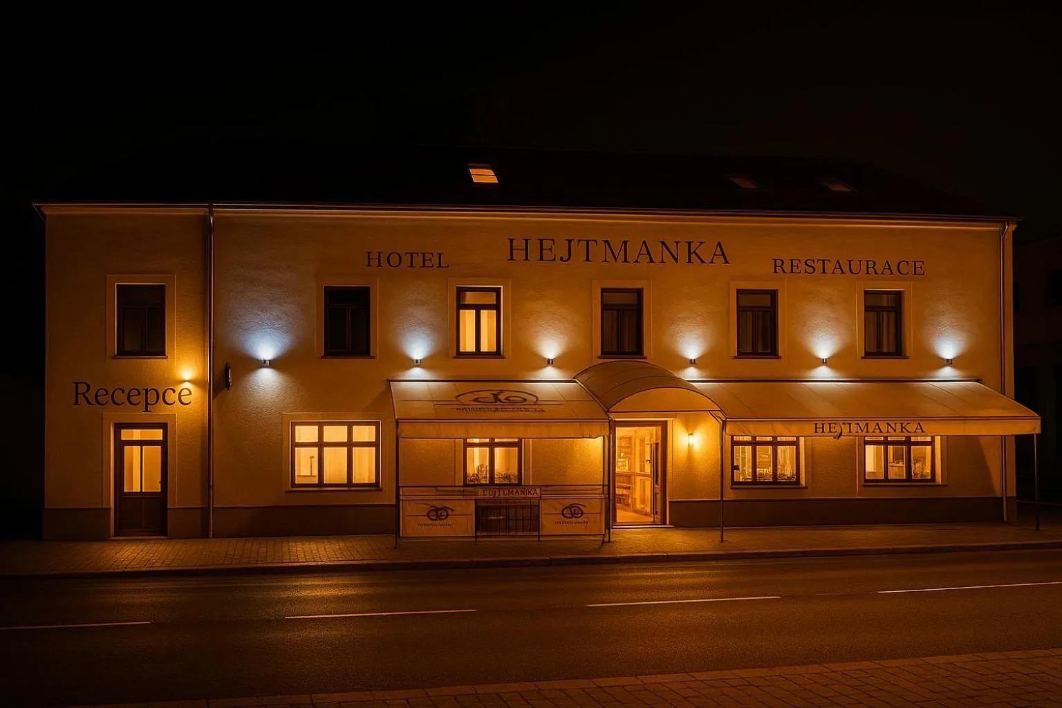 Property building in Hotel & wellness Hejtmanka