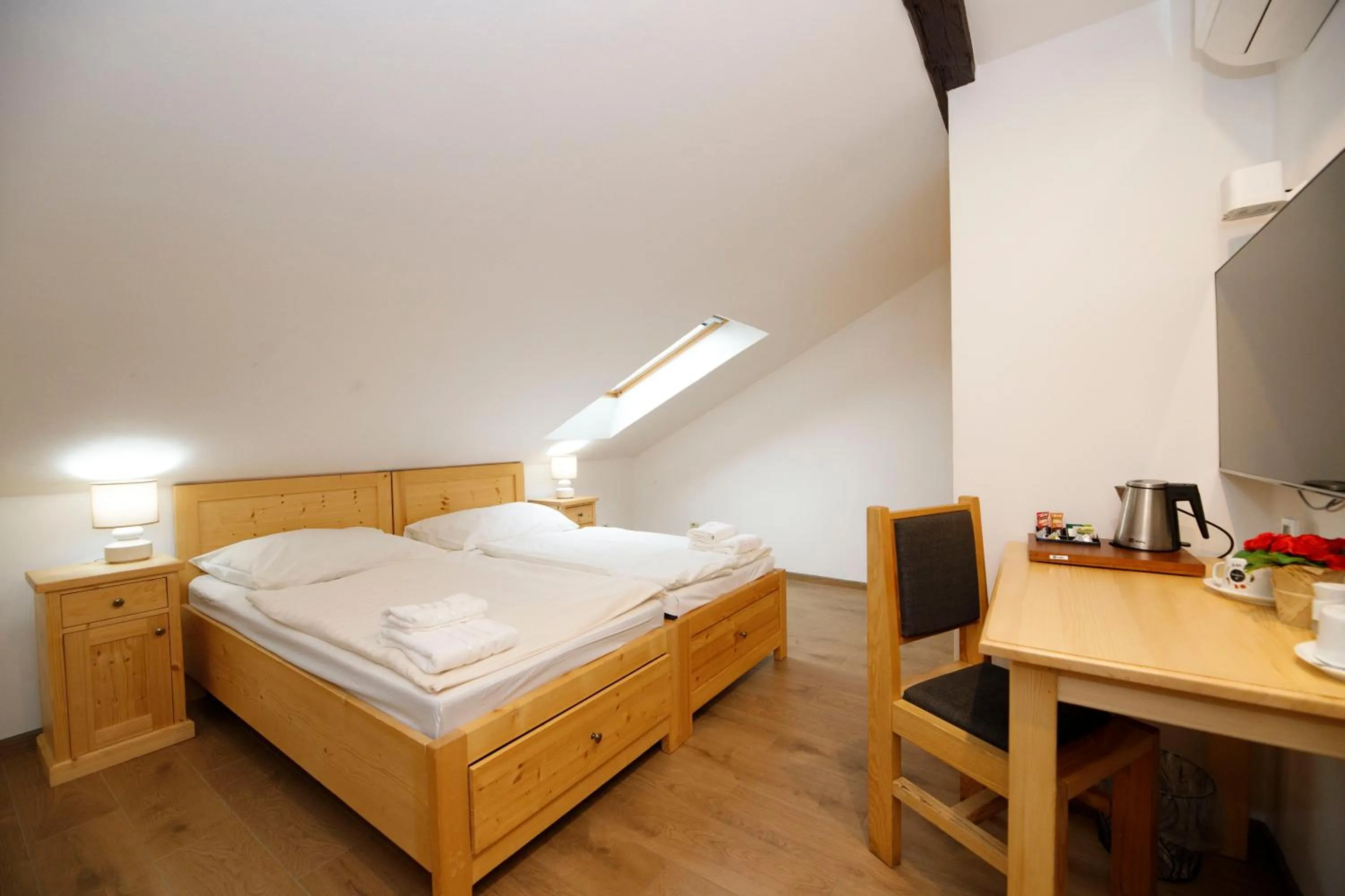 Double Room with Private Bathroom - single occupancy in Hotel Hejtmanka