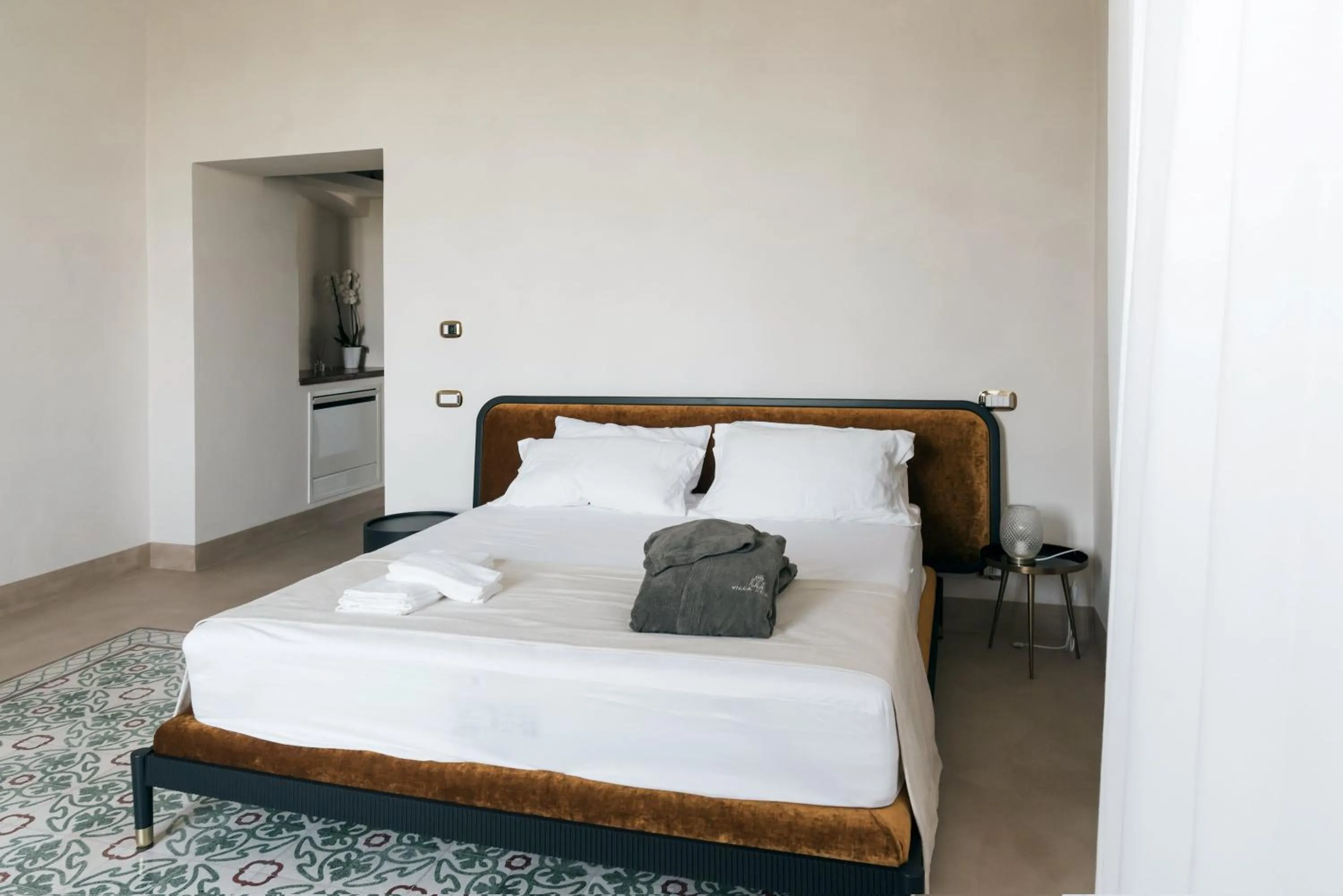 Bed in Villa Pesce 1820 Residenza d'Epoca & SPA