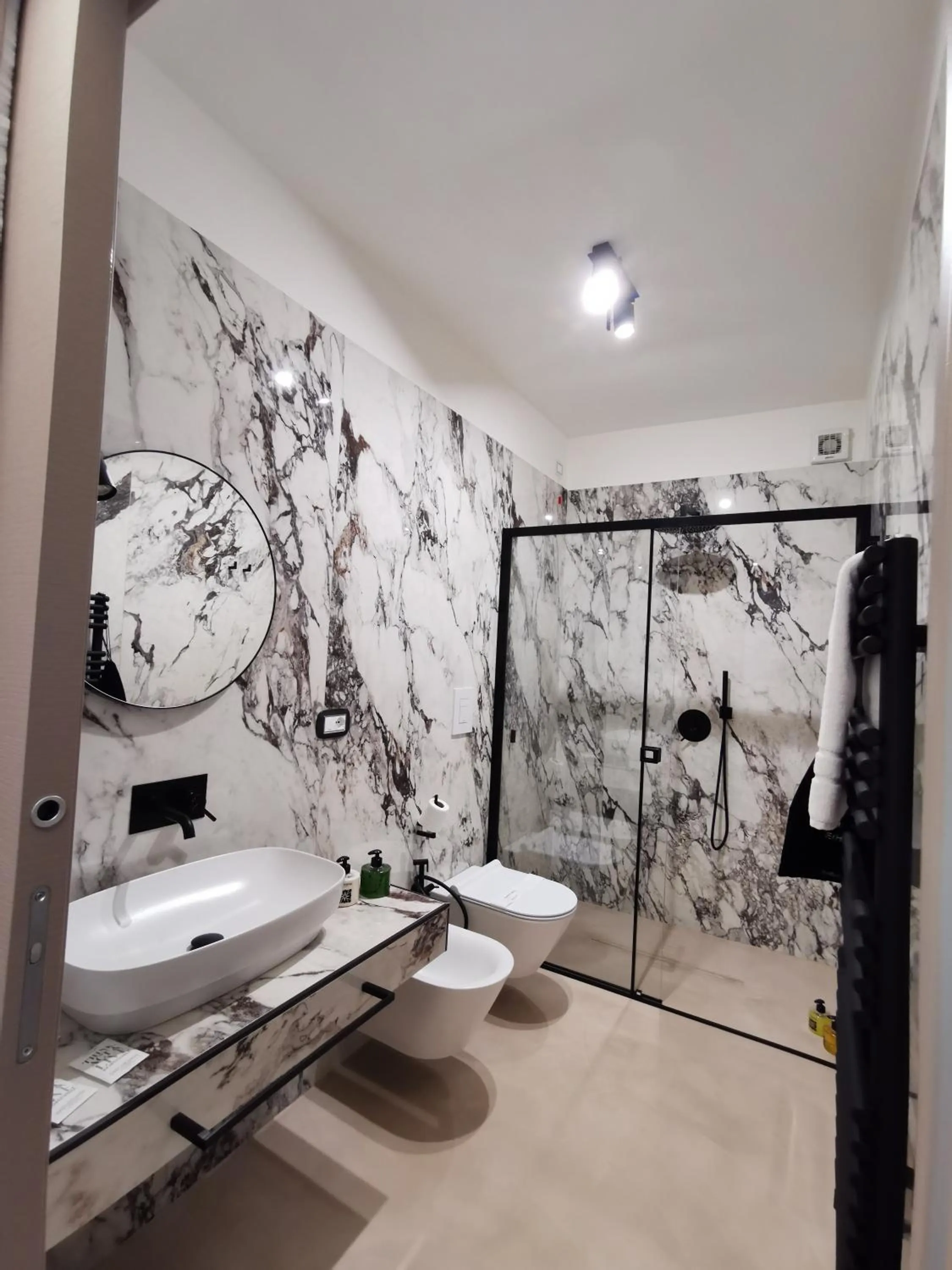 Shower in Villa Pesce 1820 Residenza d'Epoca & SPA