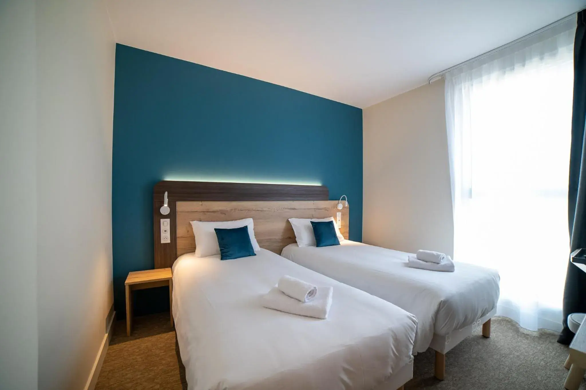 Double or Twin Room in Hôtel - Restaurant Le MITIGANA Double or Twin Room in Hôtel - Restaurant Le MITIGANA