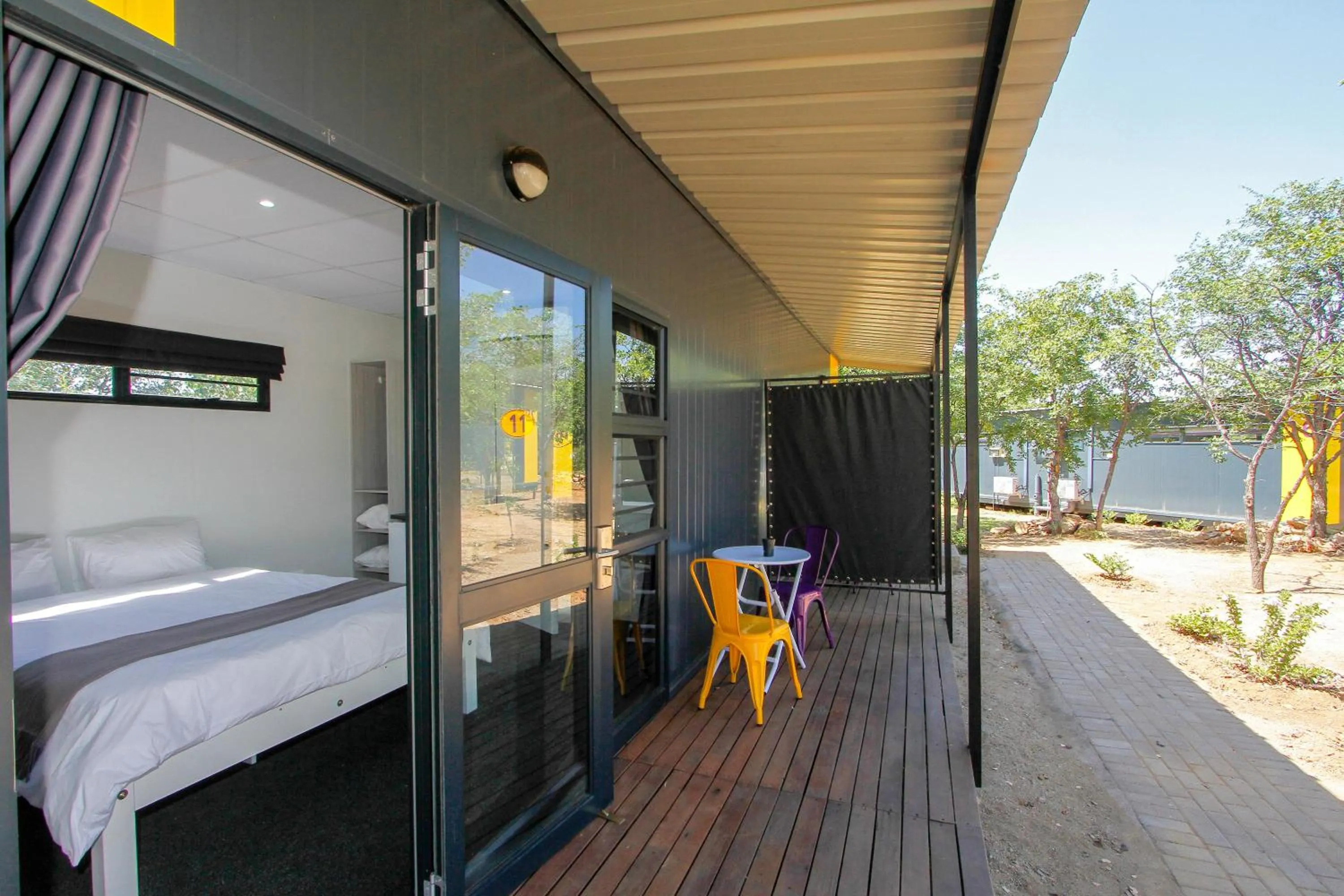 Patio, Bed in SleepOver Beitbridge