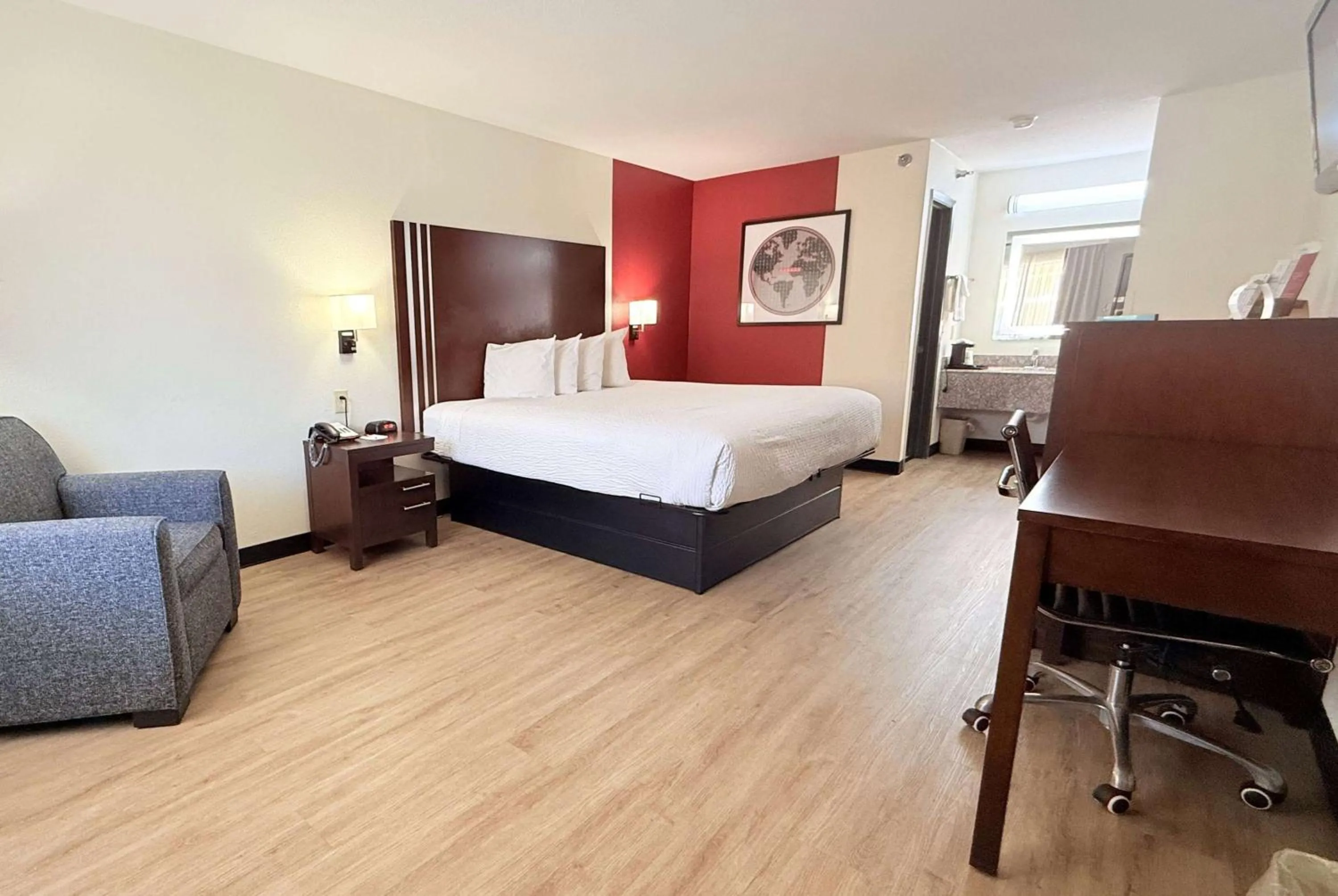 Photo of the whole room, Bed in Ramada by Wyndham San Antonio Near SeaWorld - Lackland AFB