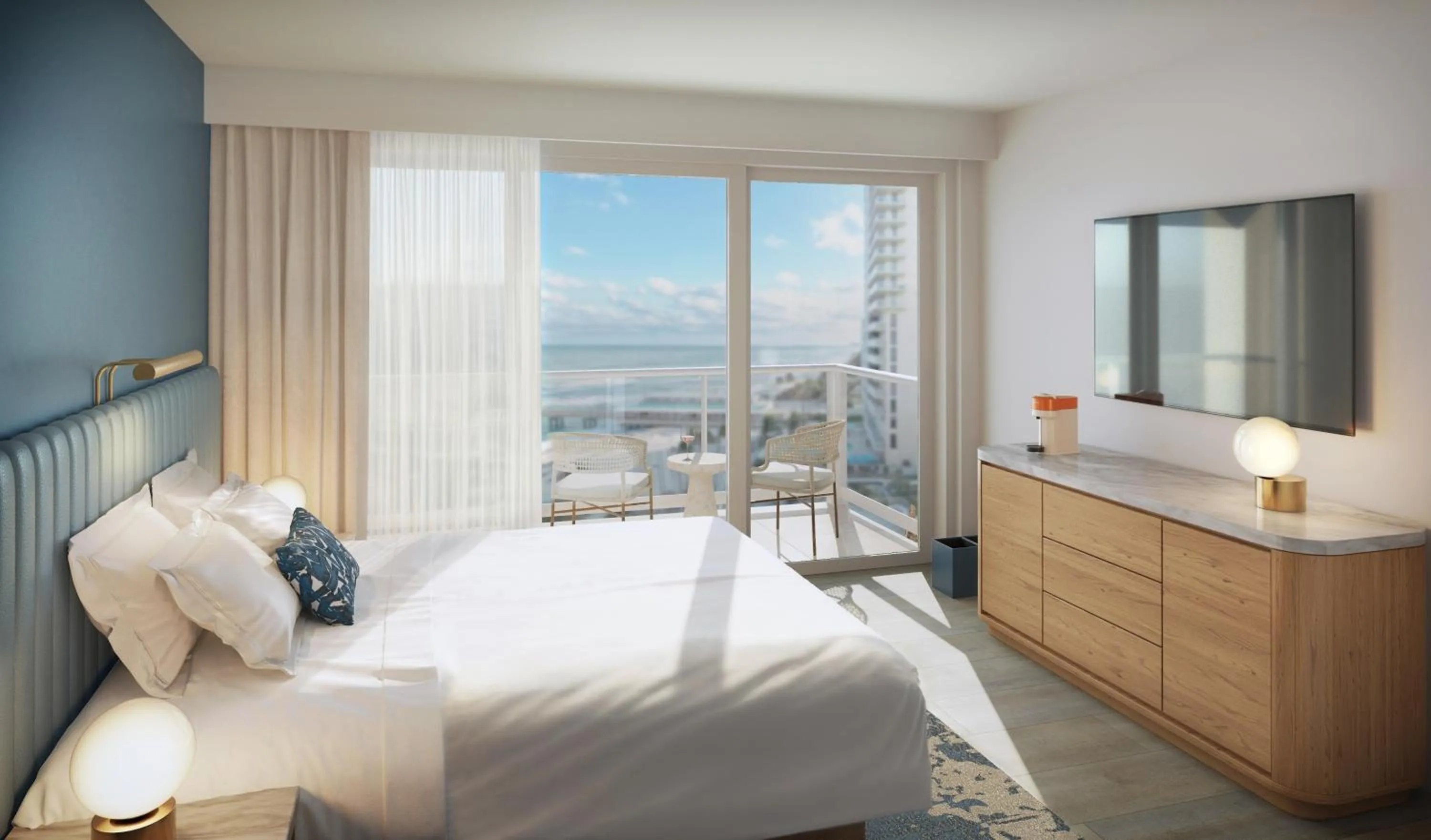 Bedroom, Bed in The Sunny