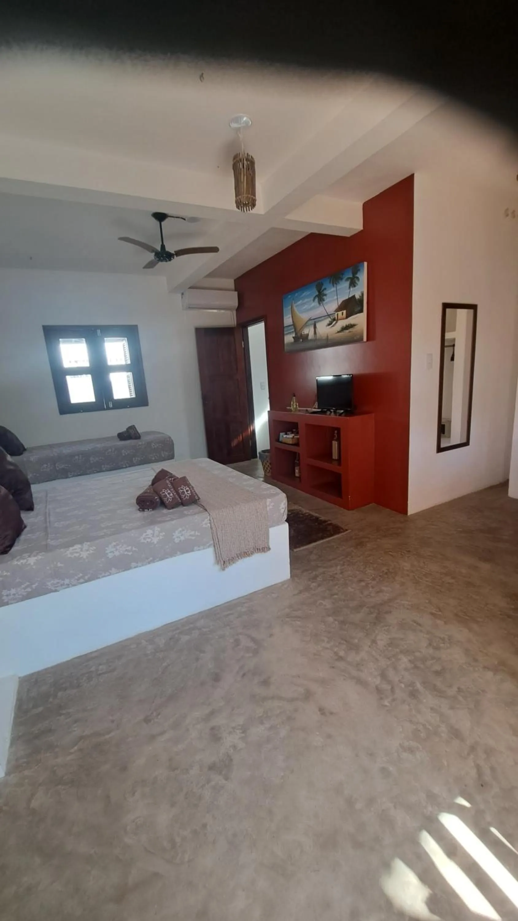 Bed in Pousada Lotus