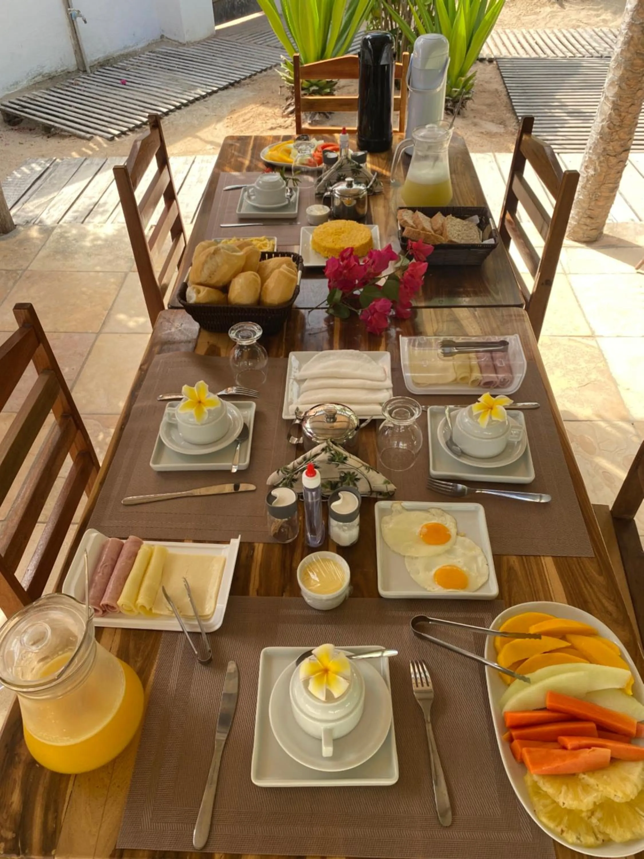 Breakfast in Pousada Lotus