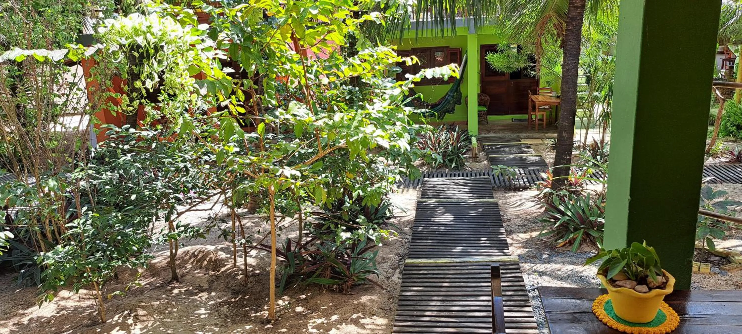 Garden in Pousada Lotus