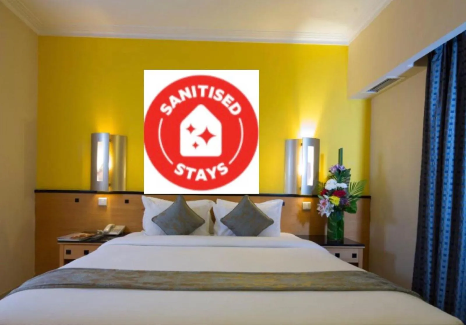 Bed in Baisan International Hotel