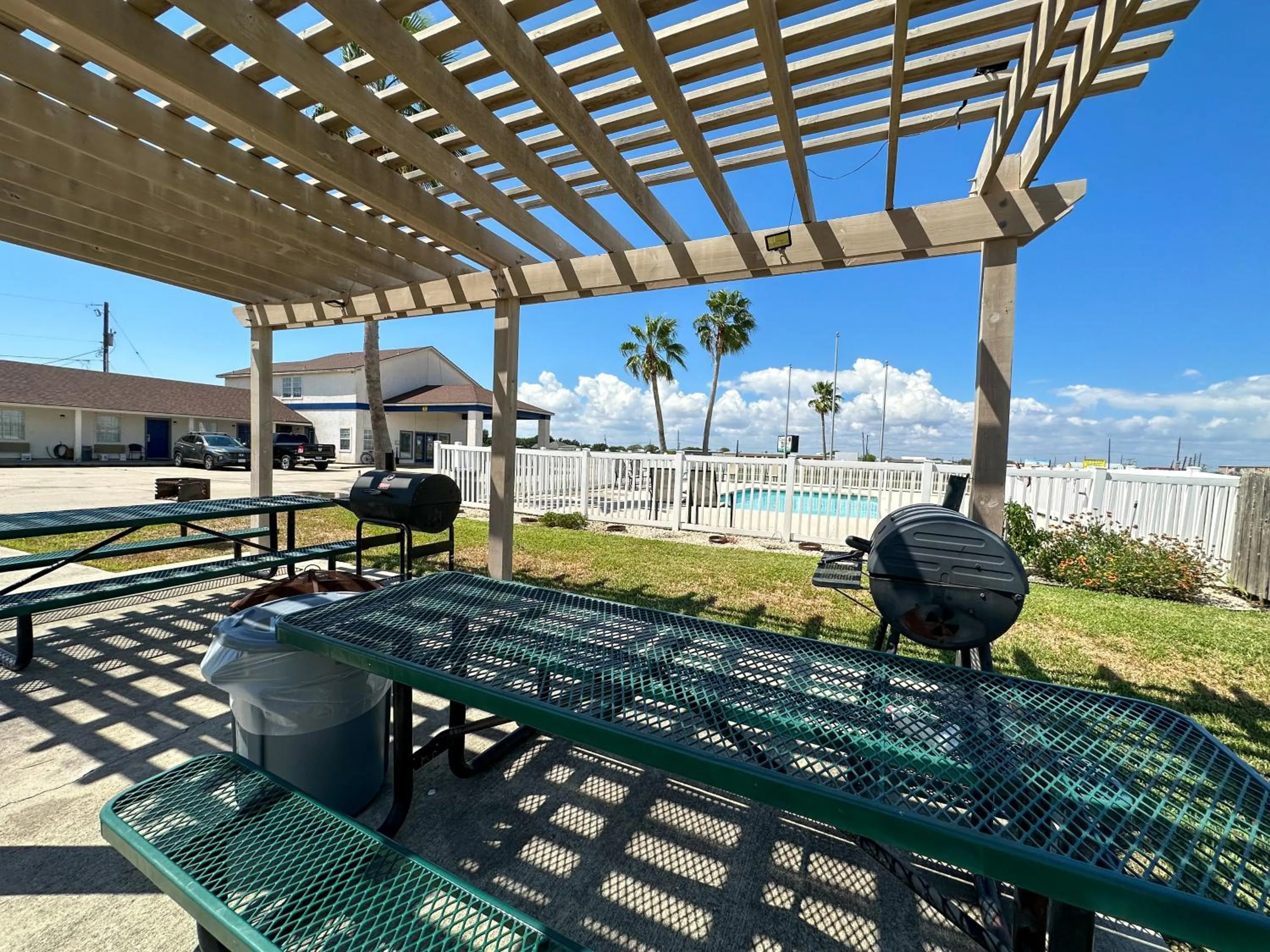 Patio in Coastal Bend at Seadrift, Motel & RV Park