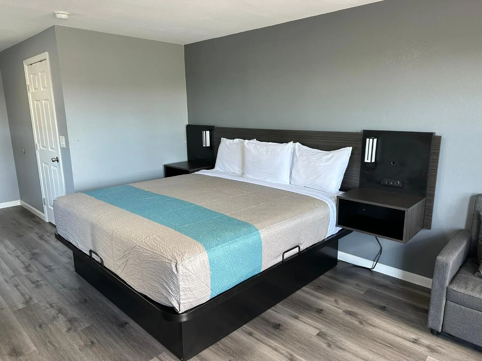 Bed in Coastal Bend at Seadrift, Motel & RV Park