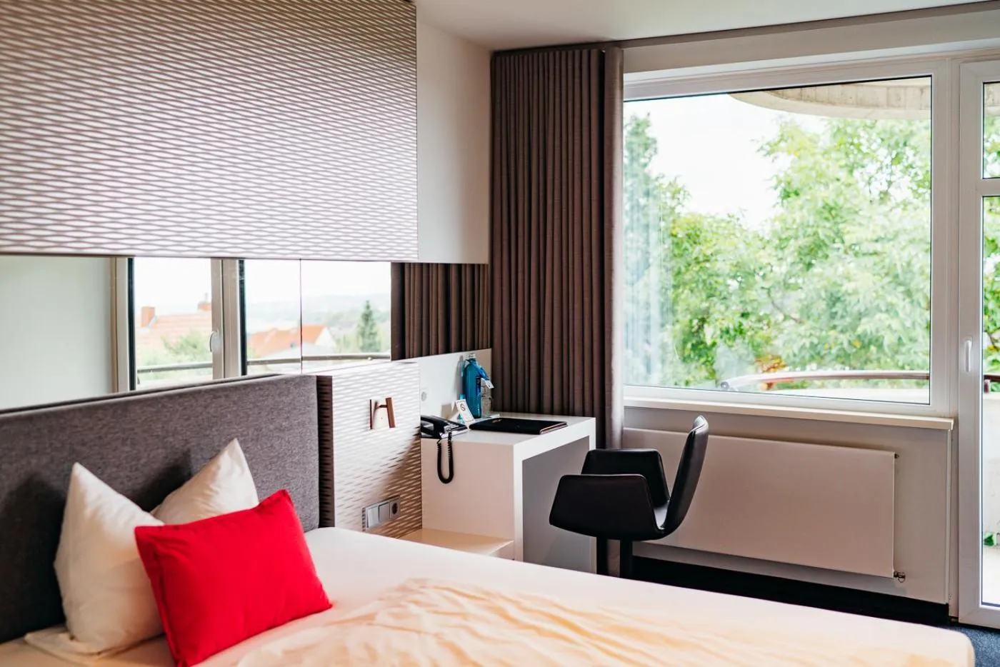 Photo of the whole room, Bed in Hotel Benther Berg