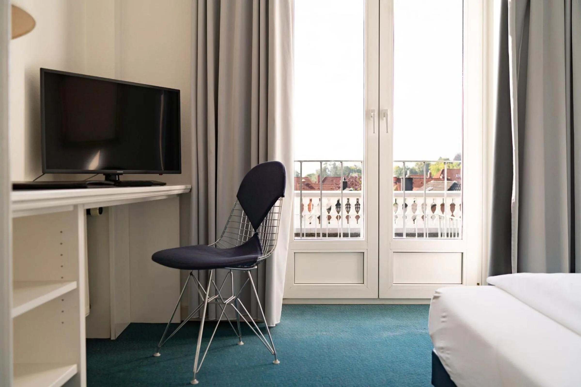 Photo of the whole room, Bed in Hotel Benther Berg