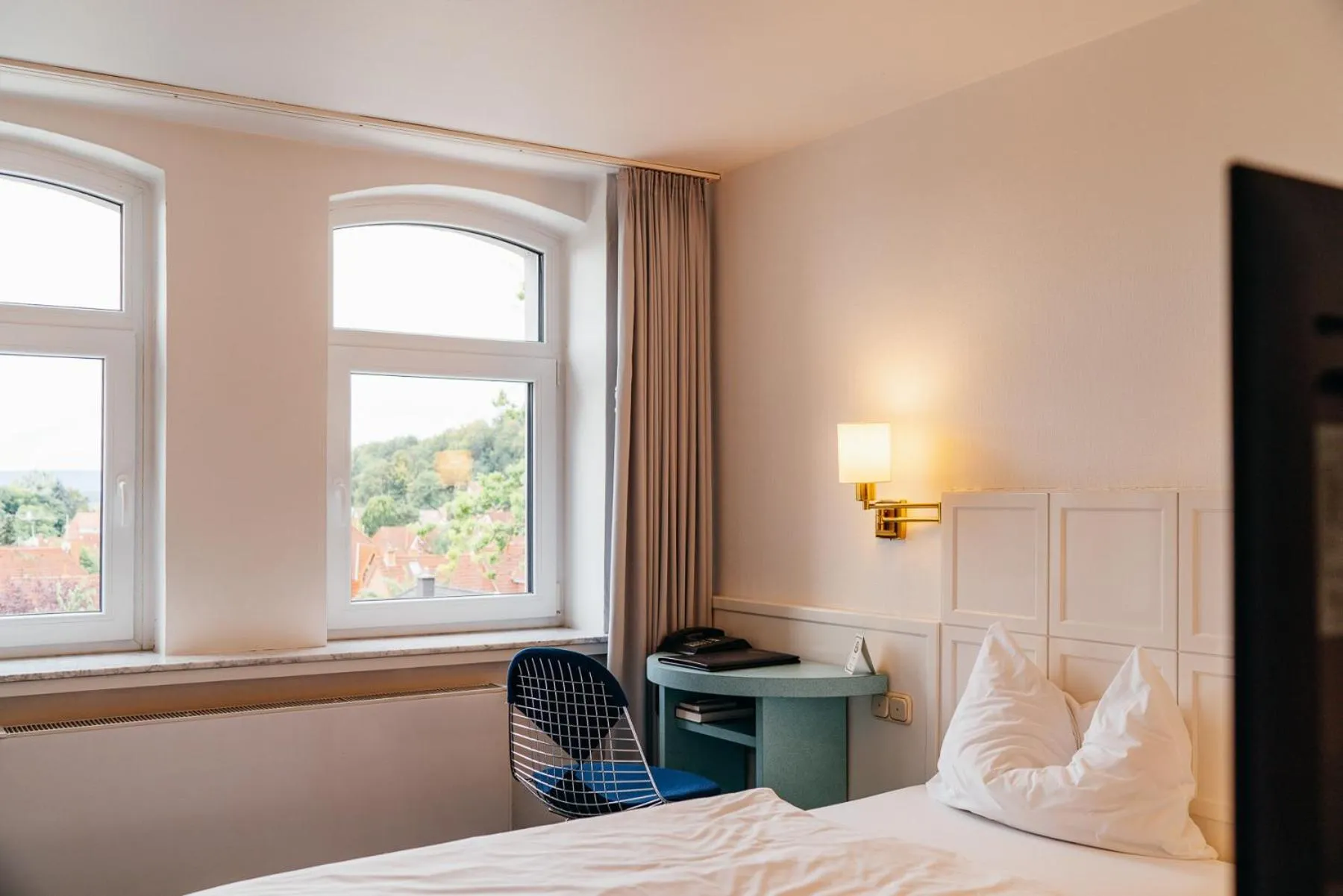 Photo of the whole room, Bed in Hotel Benther Berg