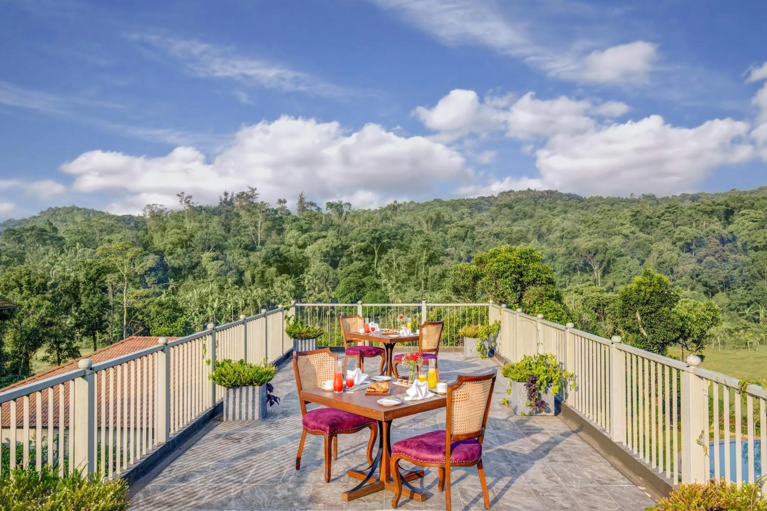Dining area in Aurika, Coorg Luxury by Lemon Tree Hotels