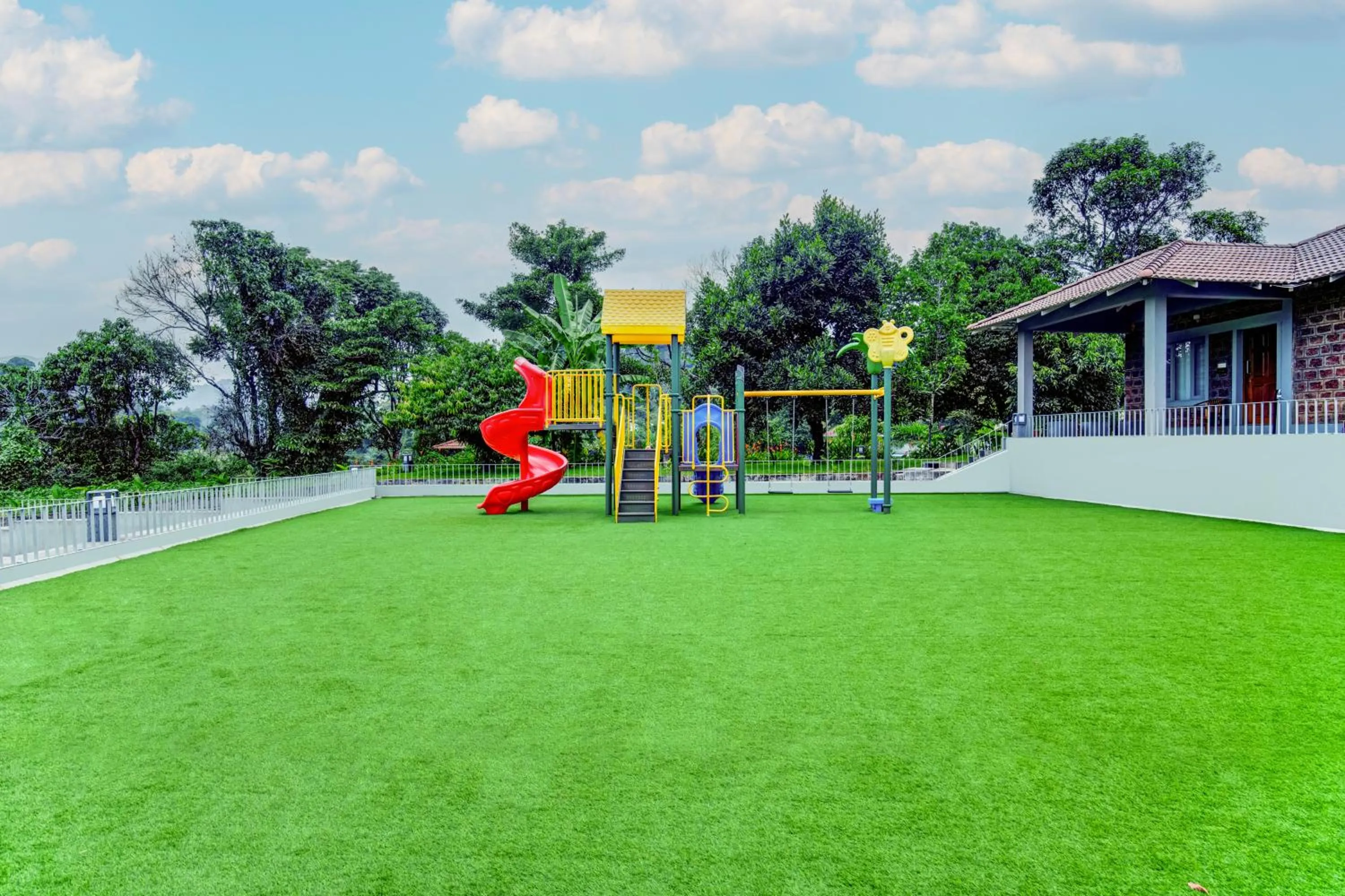 Children play ground in Aurika, Coorg Luxury by Lemon Tree Hotels