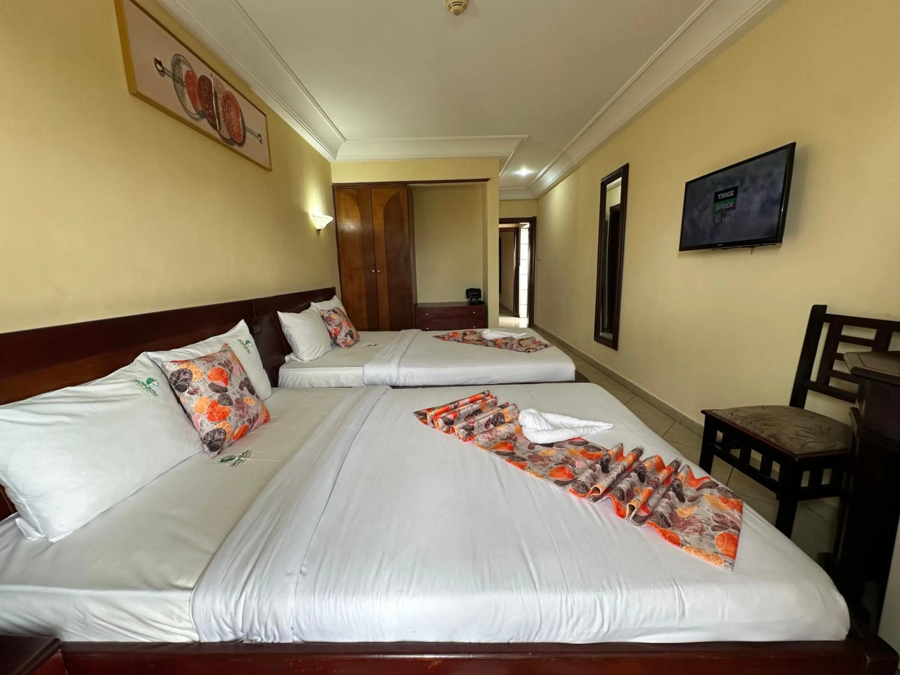 Bed in Hotel Vallée Des Princes