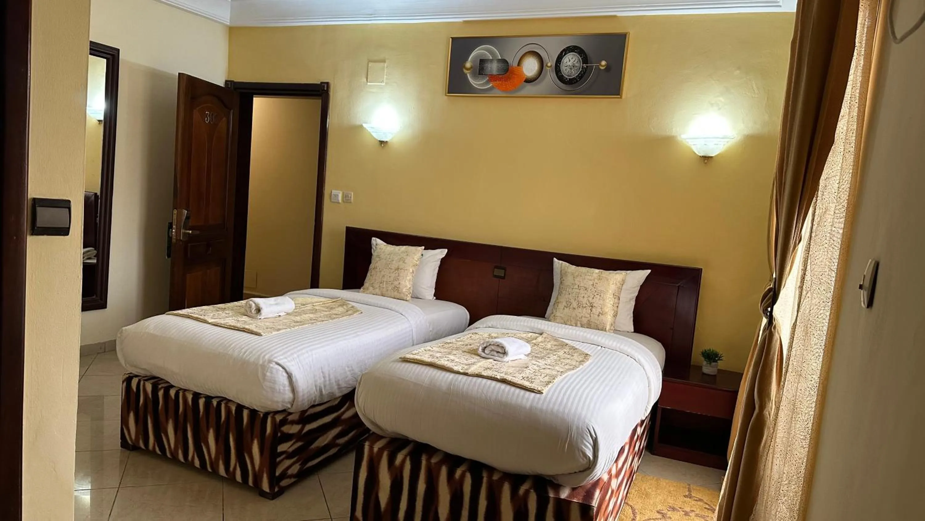 Bed in Hotel Vallée Des Princes