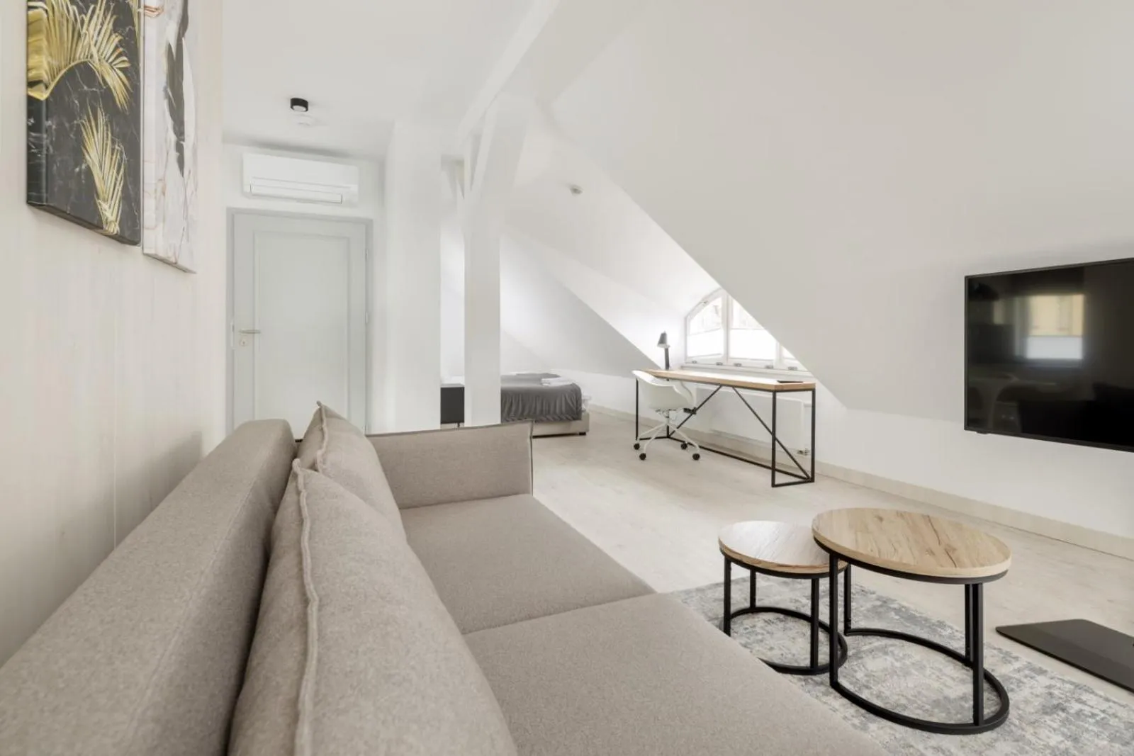 Seating area in Apartamenty L11, Limanowskiego