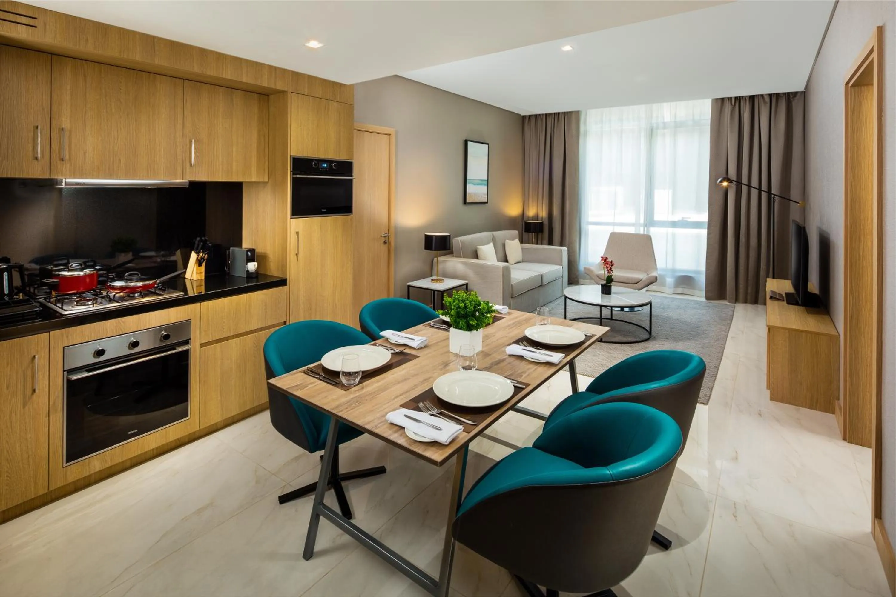 Kitchen or kitchenette in Millennium Place Mirdif