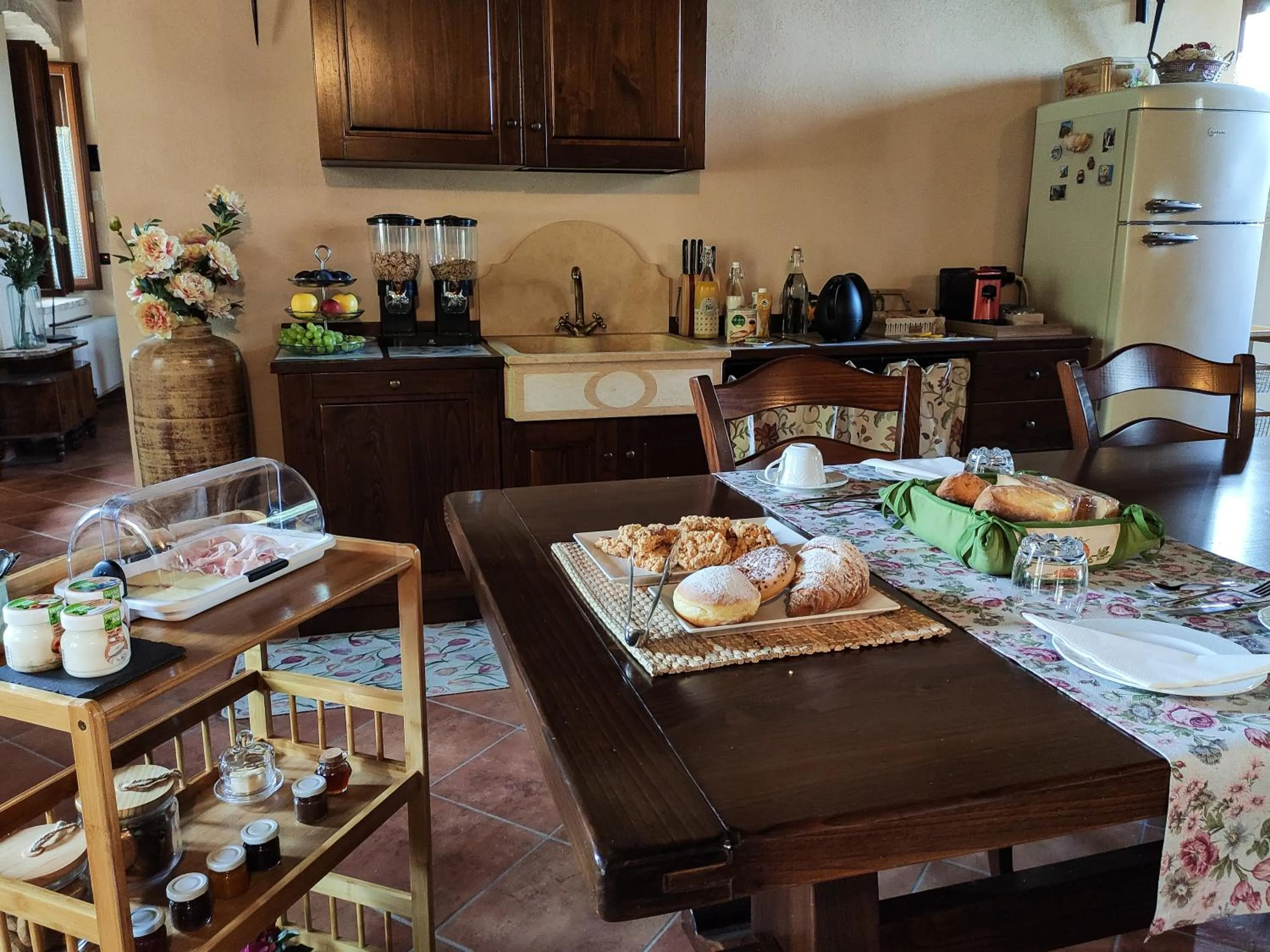 Breakfast in B&B Santa Cristina