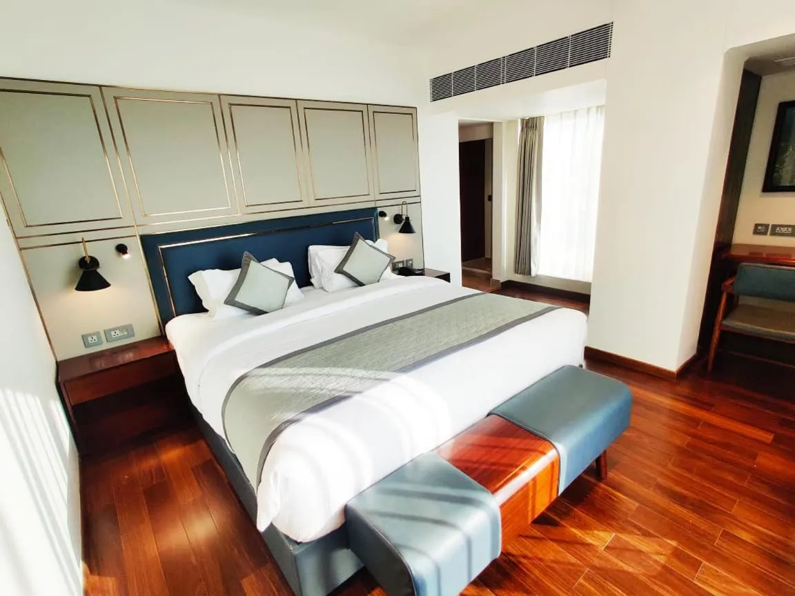 Bedroom, Bed in Pride Hotel Udaipur