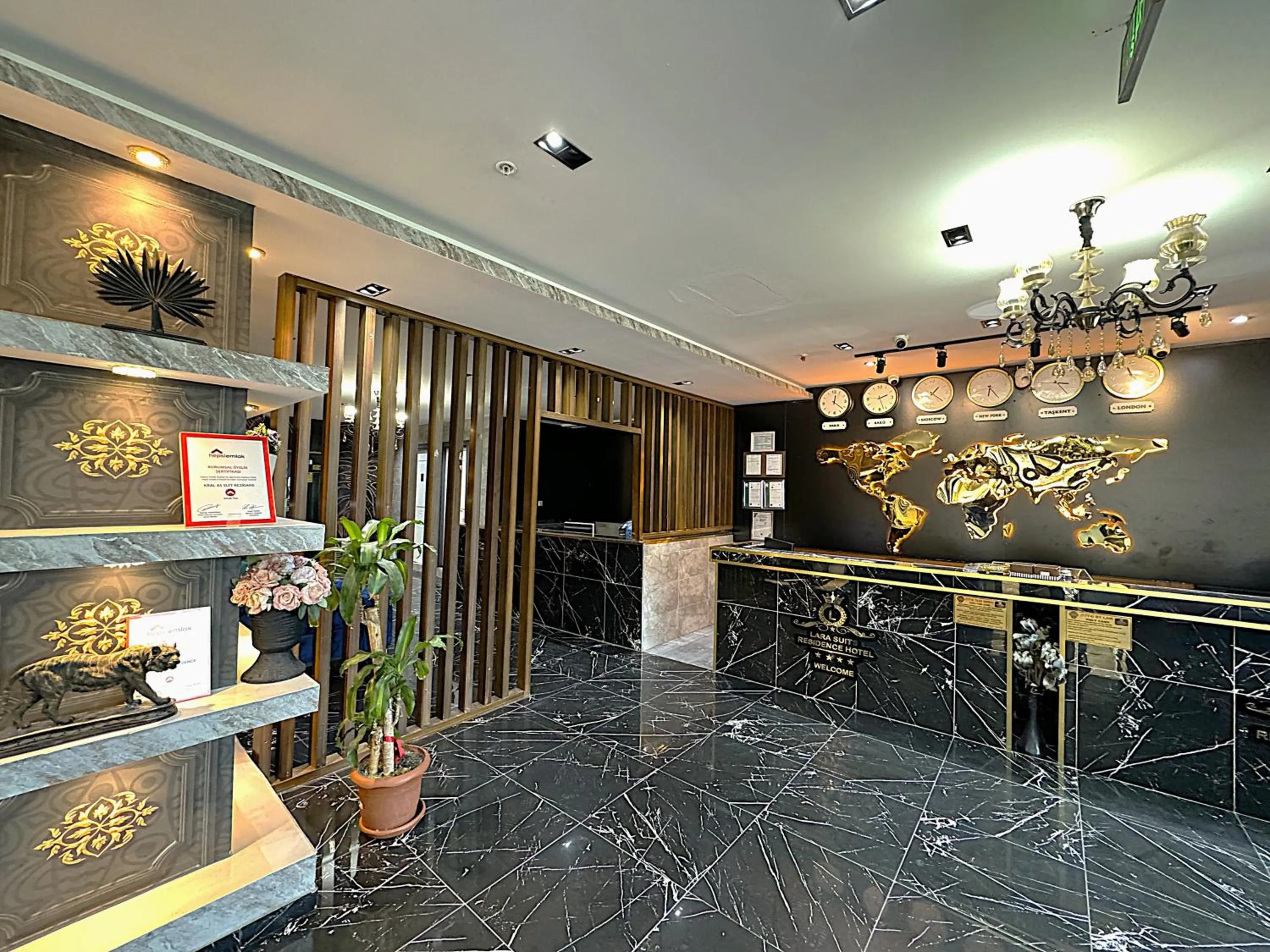Lobby or reception in Grand Lara Hotel & Apartments