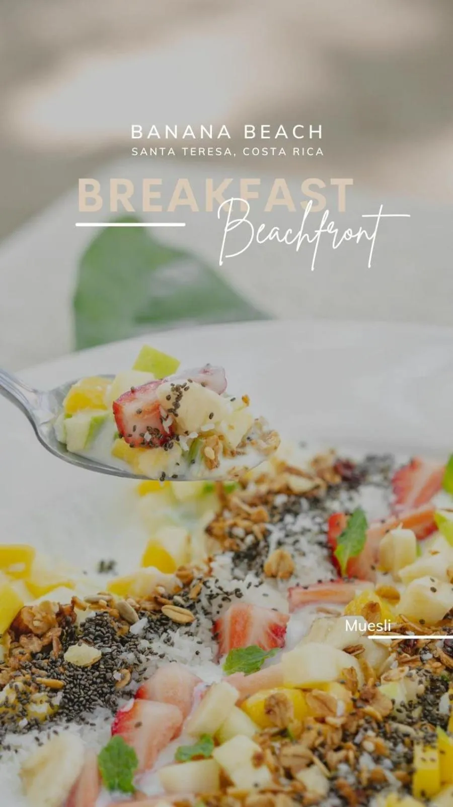 Breakfast in Banana Beach Bungalows