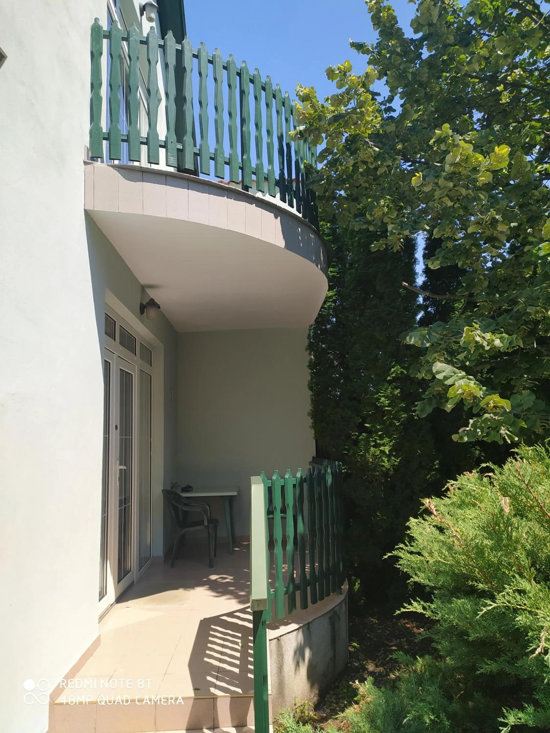 Balcony/Terrace in Bacchus Panzió