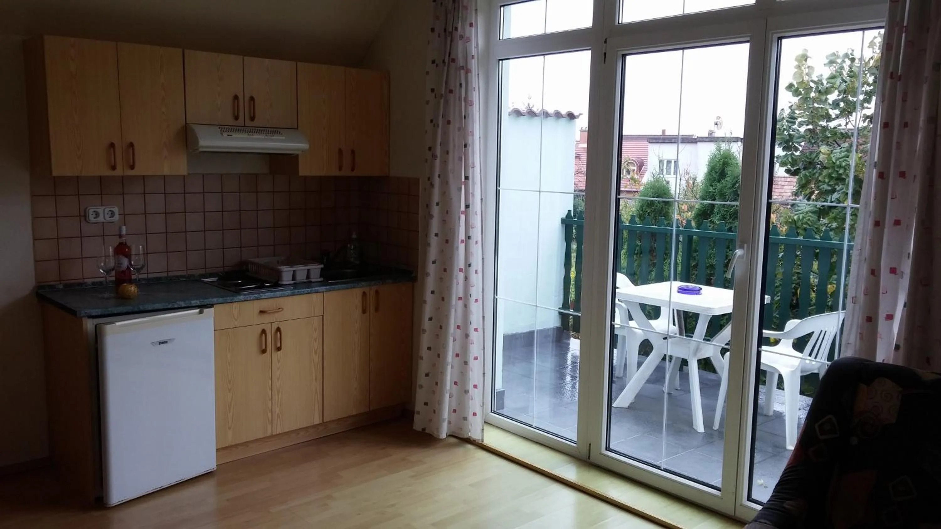 Kitchen or kitchenette in Bacchus Panzió