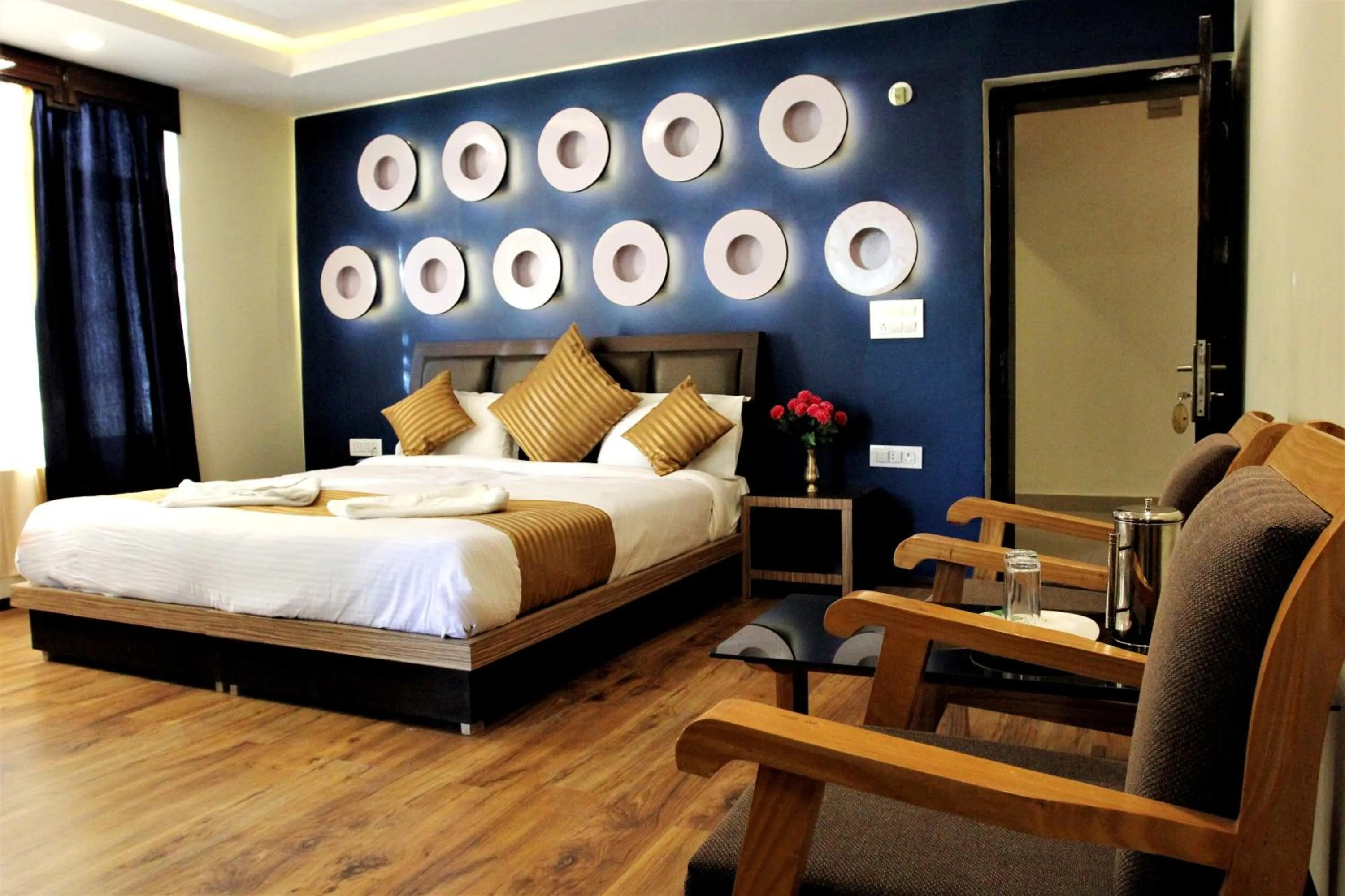 Bed in Hotel Nalanda Ladakh