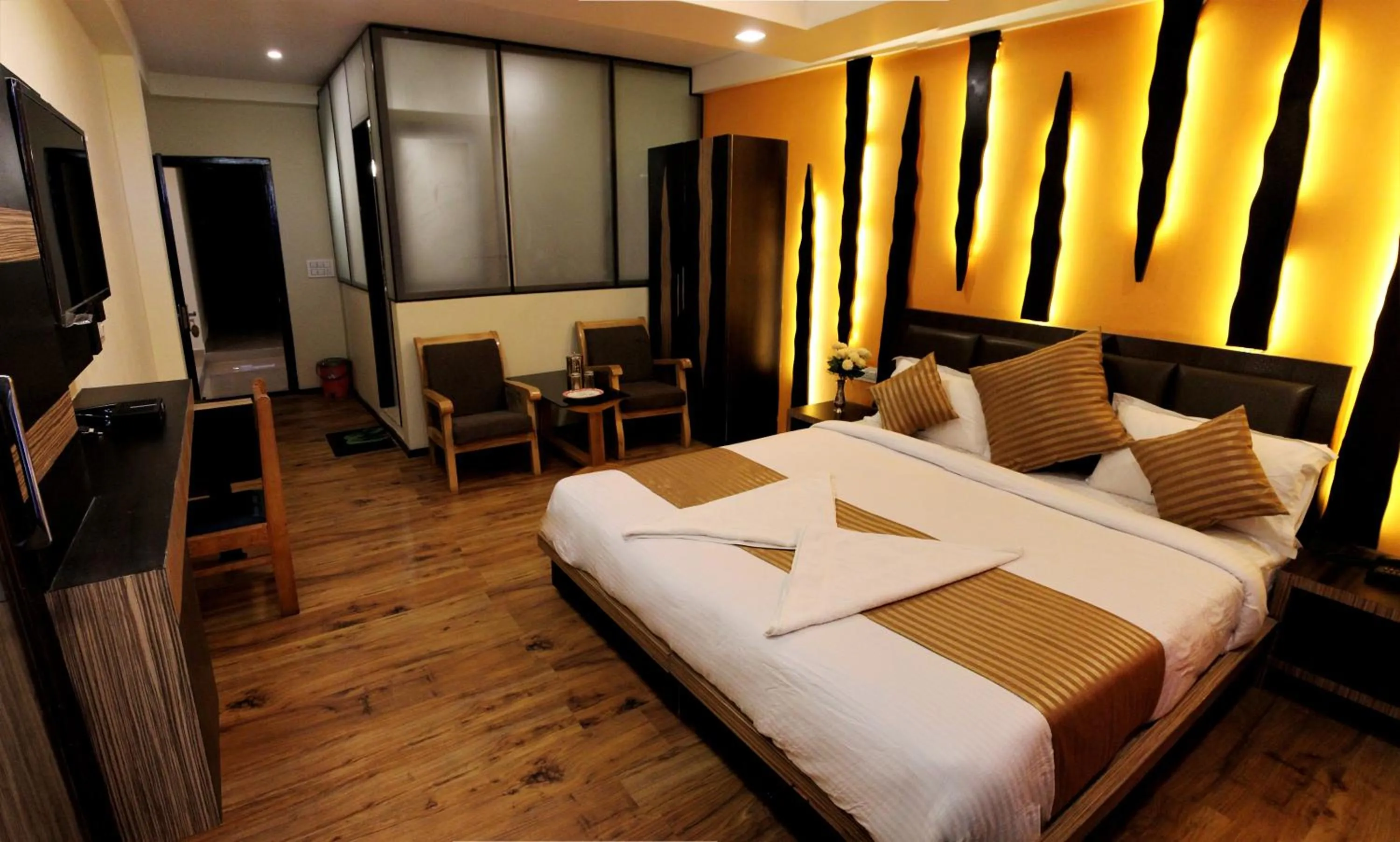 Bed in Hotel Nalanda Ladakh