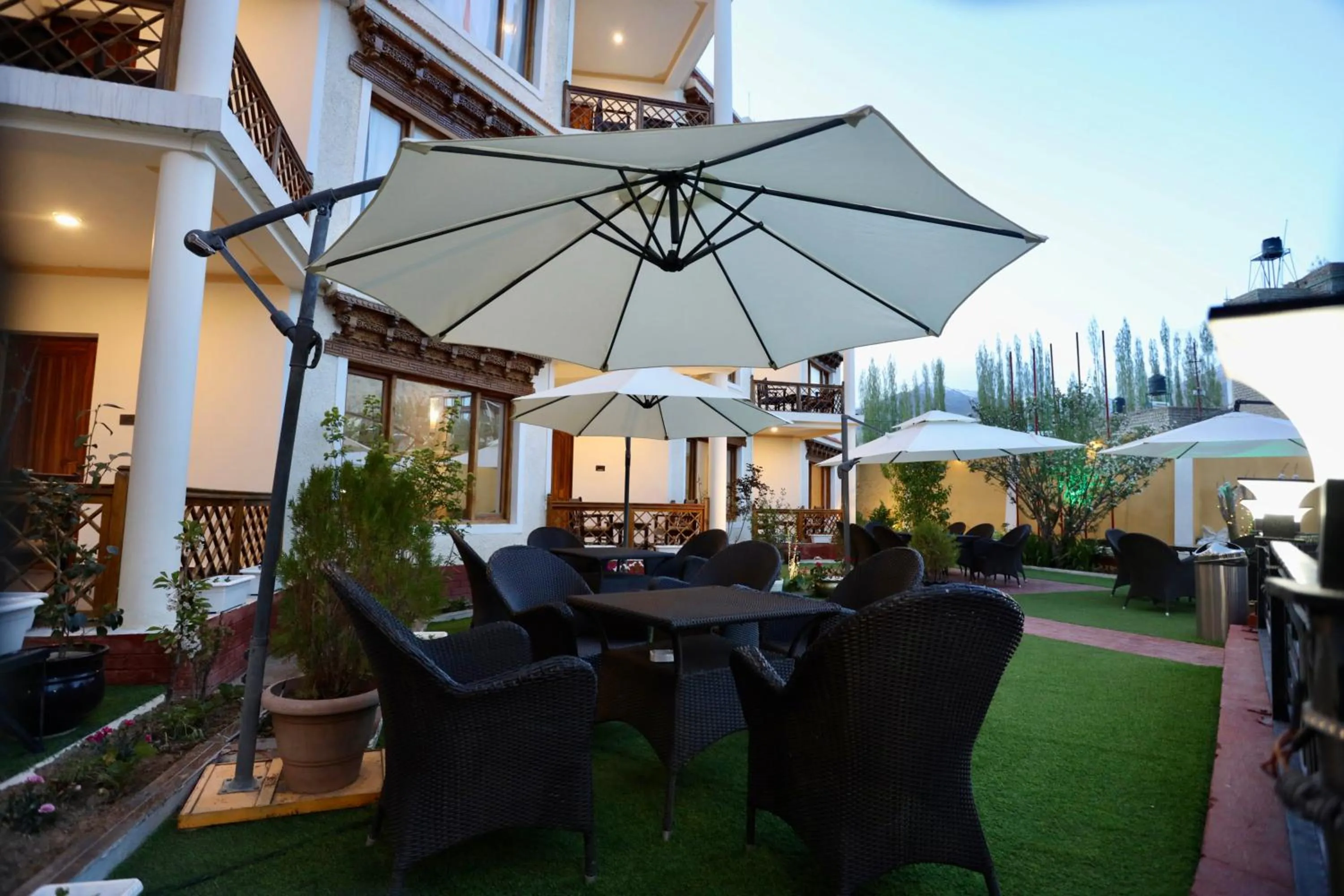 Garden in Hotel Nalanda Ladakh