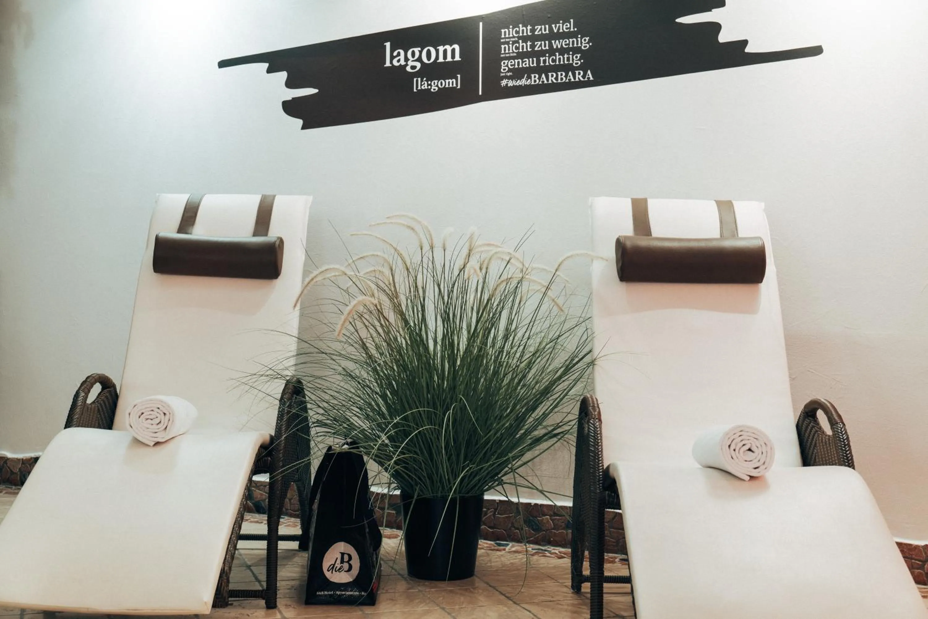 Sauna in B&B Hotel Die Barbara