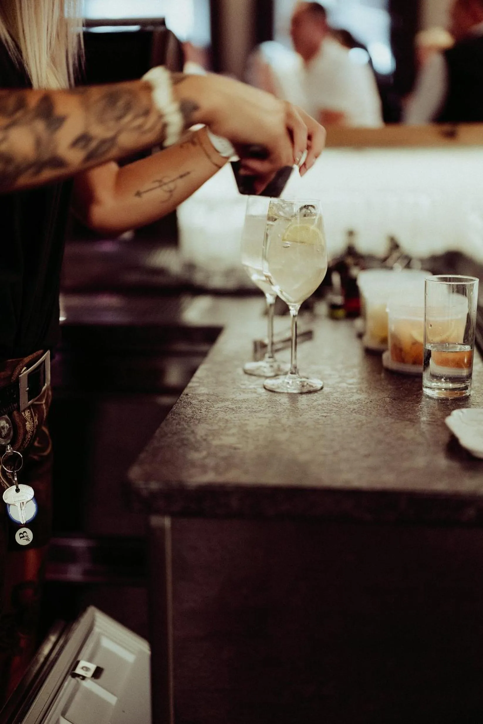 Lounge or bar in B&B Hotel Die Barbara