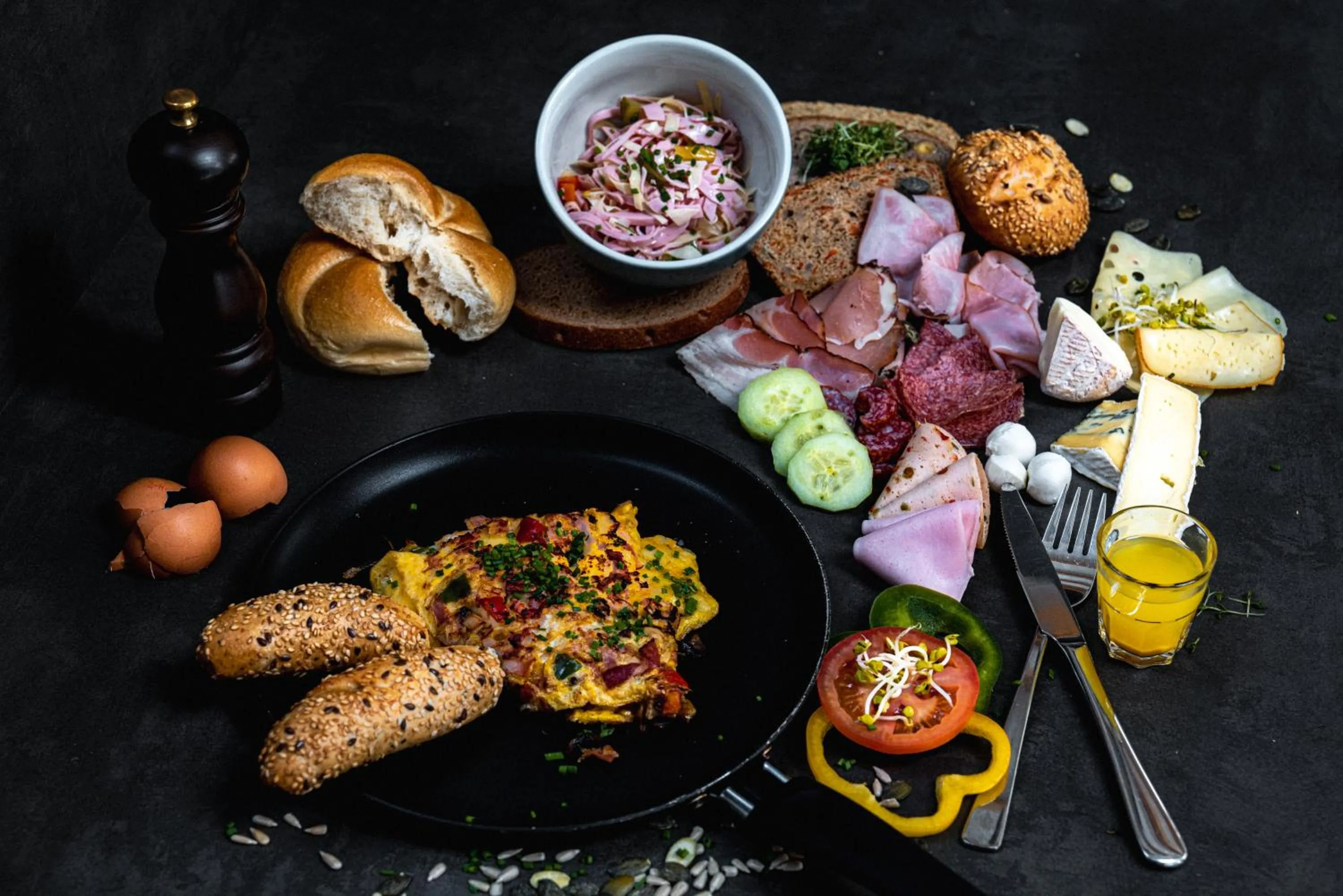 Breakfast in B&B Hotel Die Barbara