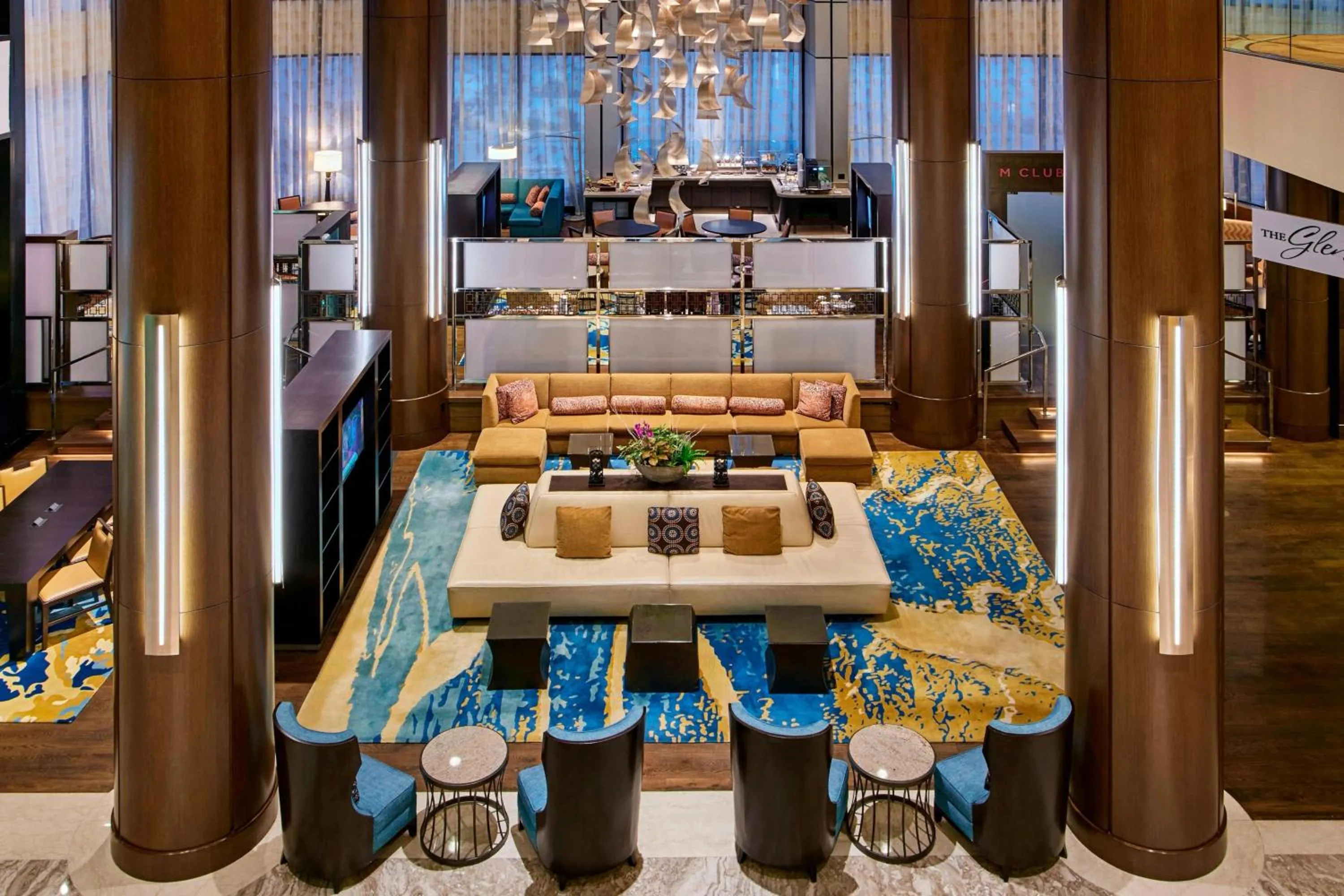 Lobby or reception in Teaneck Marriott at Glenpointe