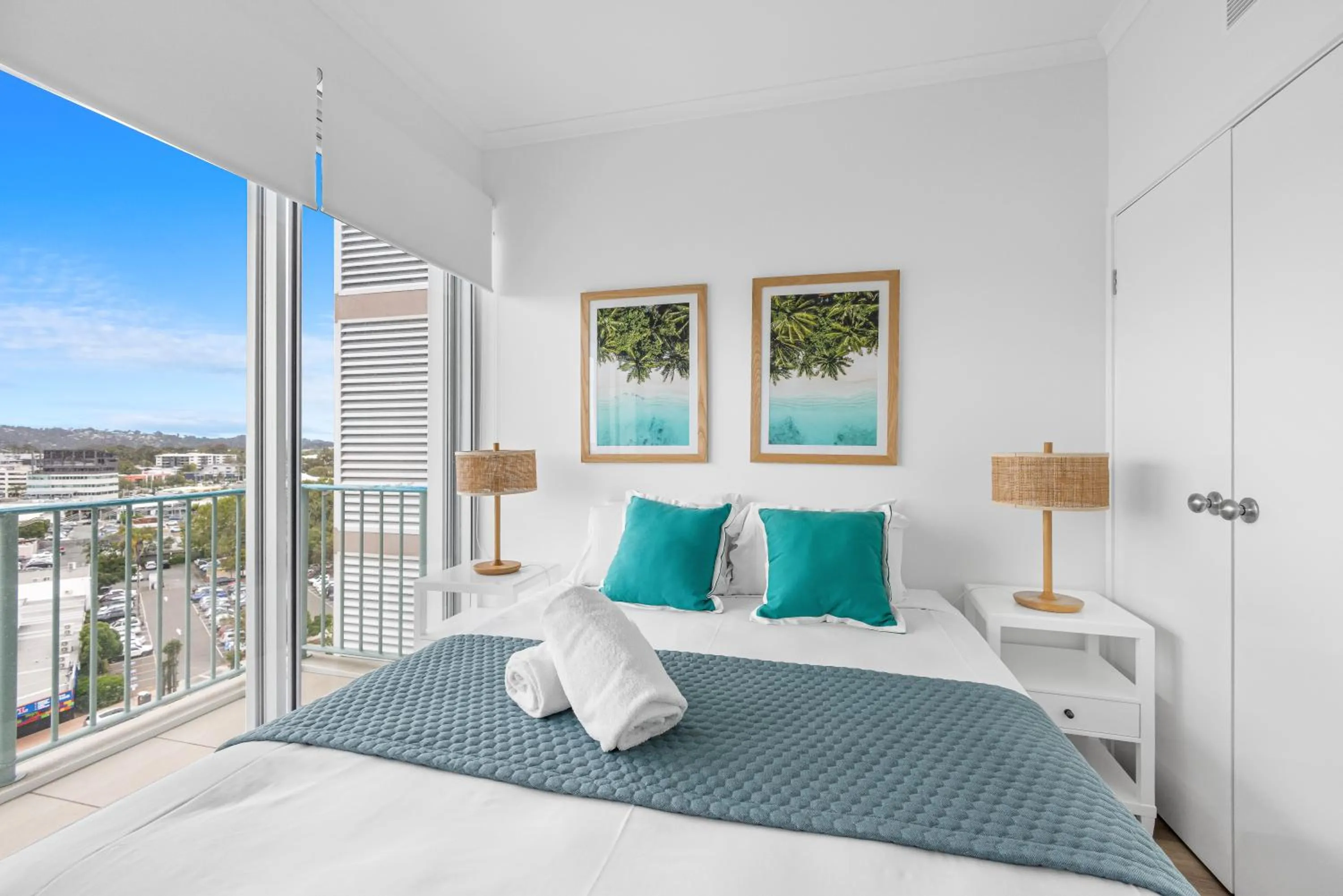 Bedroom, Bed in The Duporth Riverside