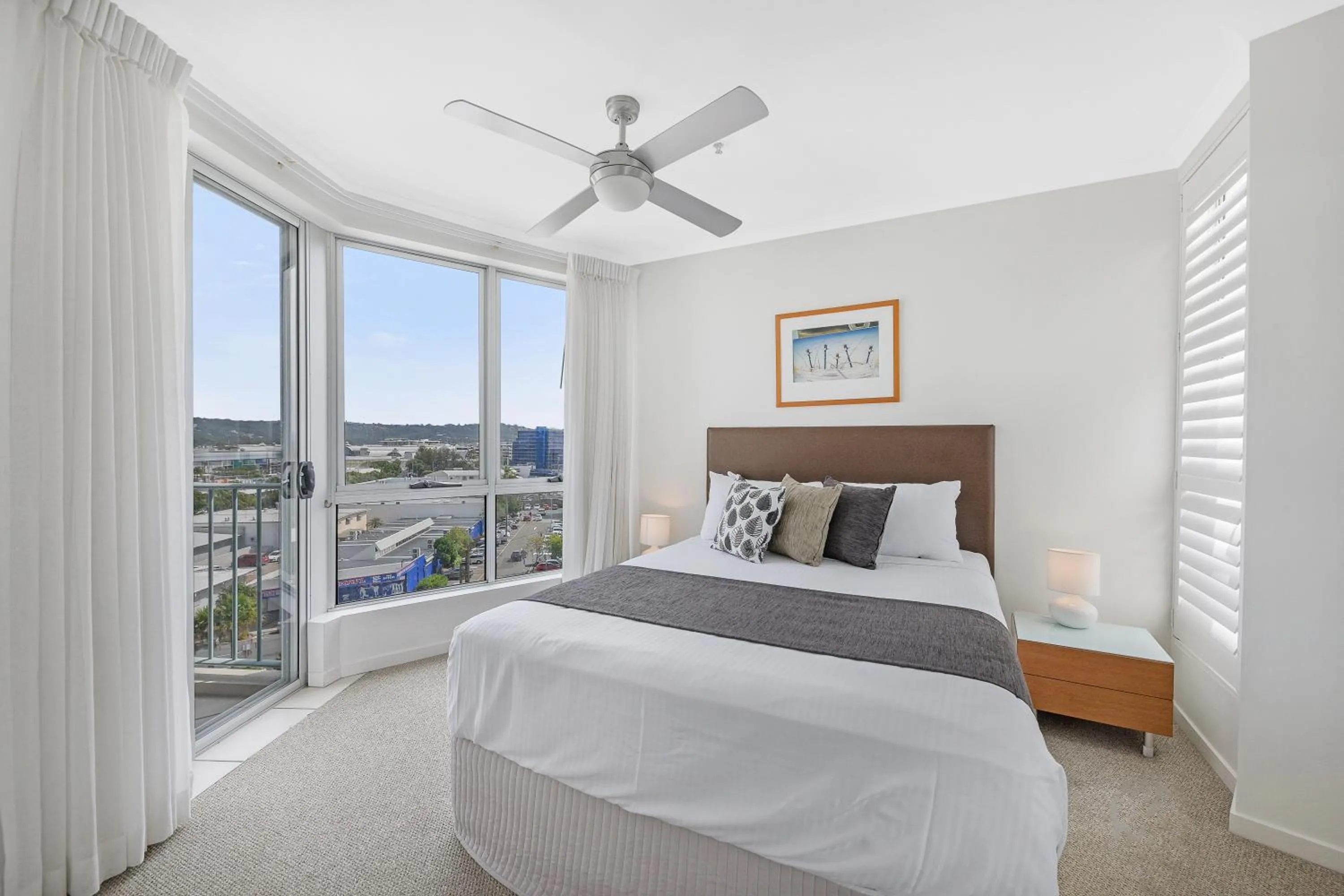 Bedroom, Bed in The Duporth Riverside