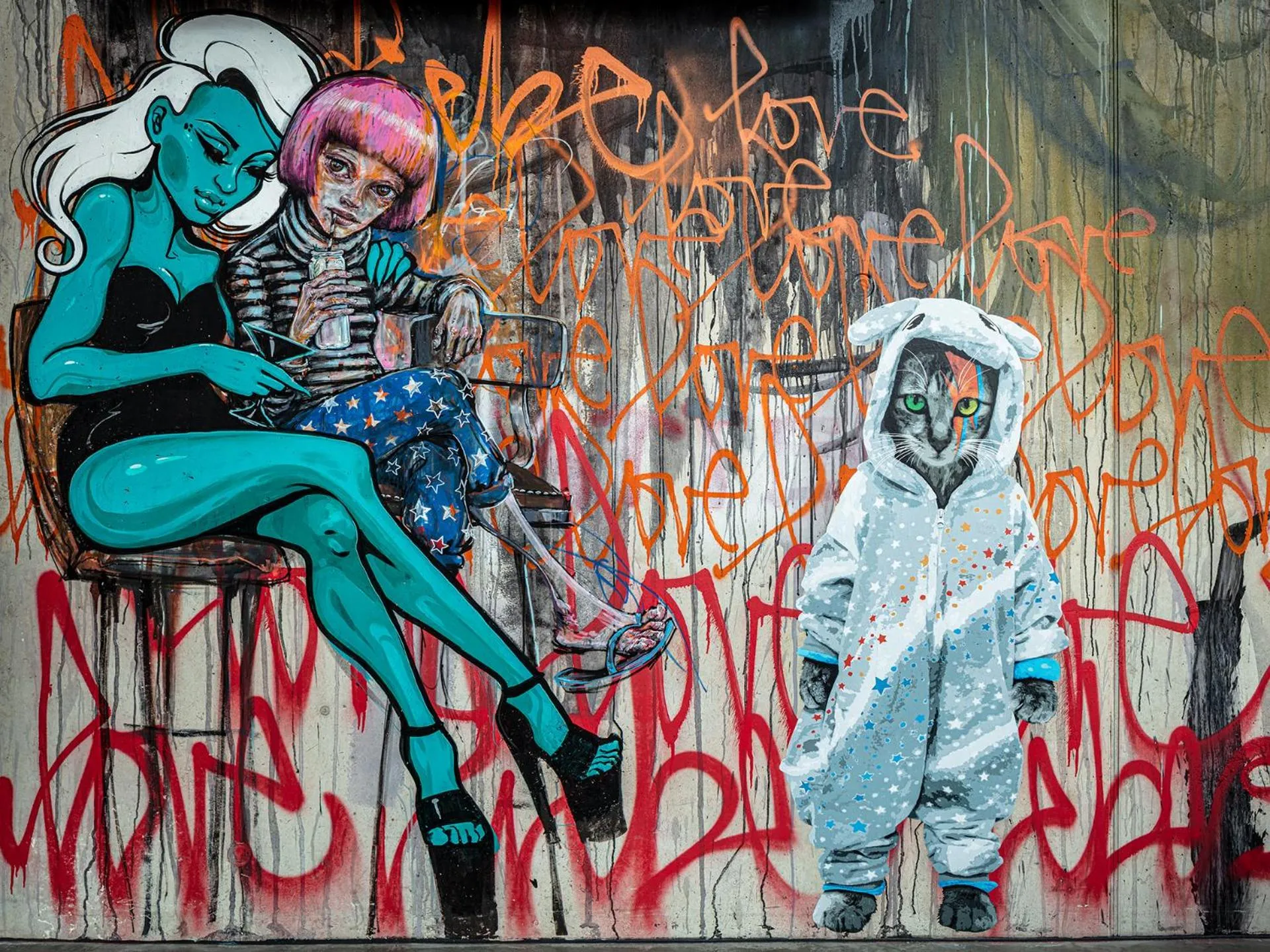 Lobby or reception in Liebesbier Urban Art & Smart Hotel