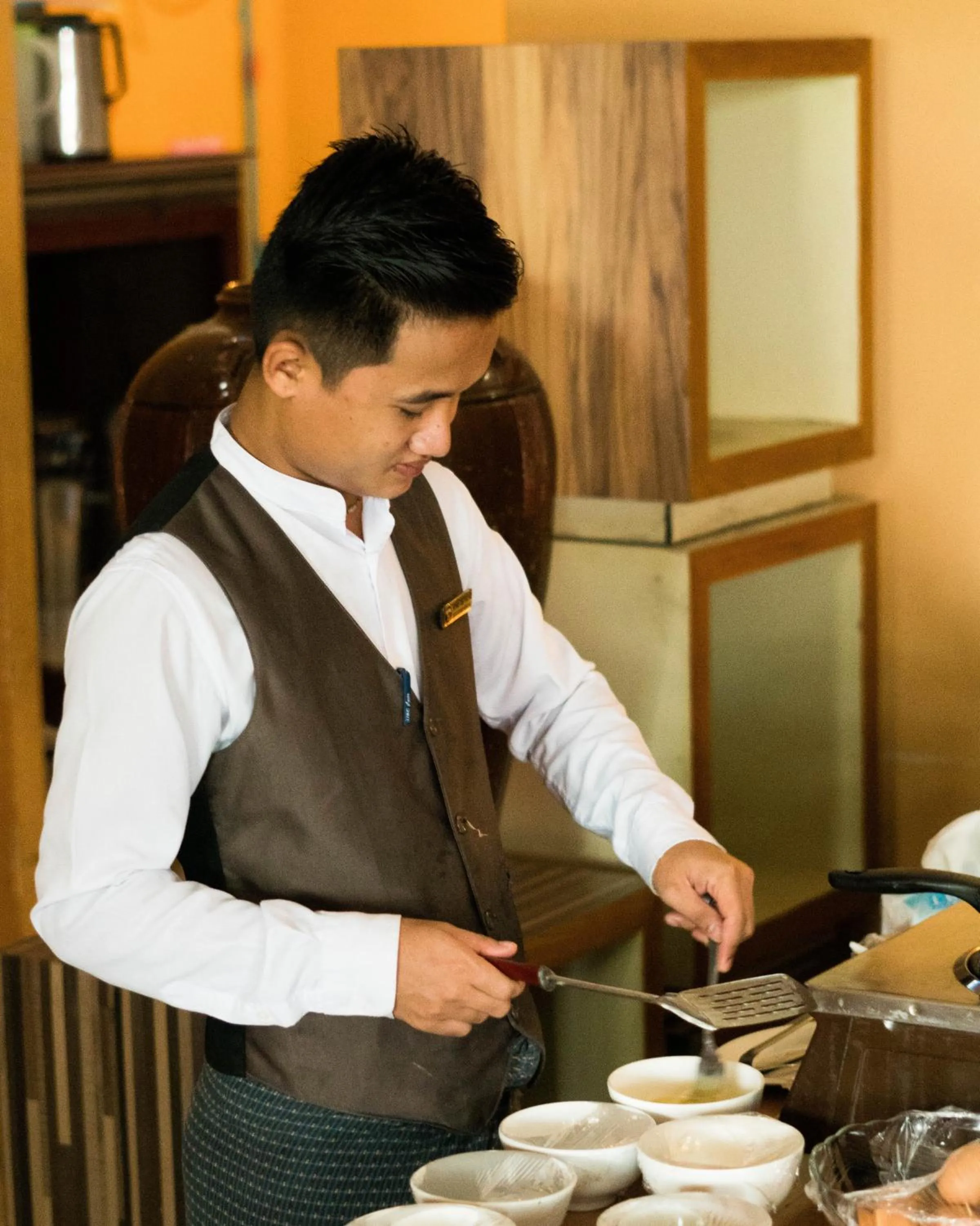 Buffet breakfast in Hotel 63