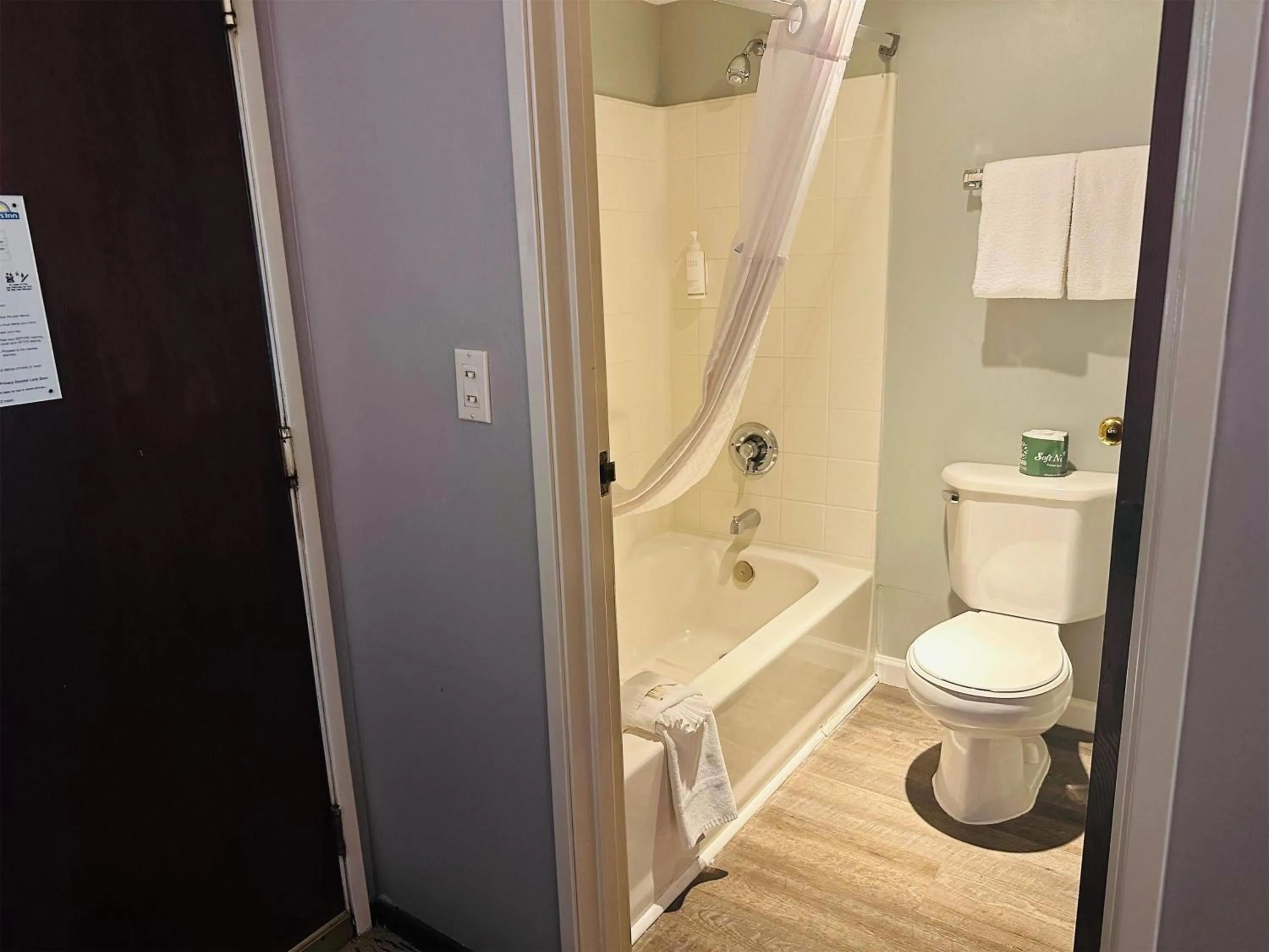 Bathroom in Days Inn by Wyndham Seatac Airport