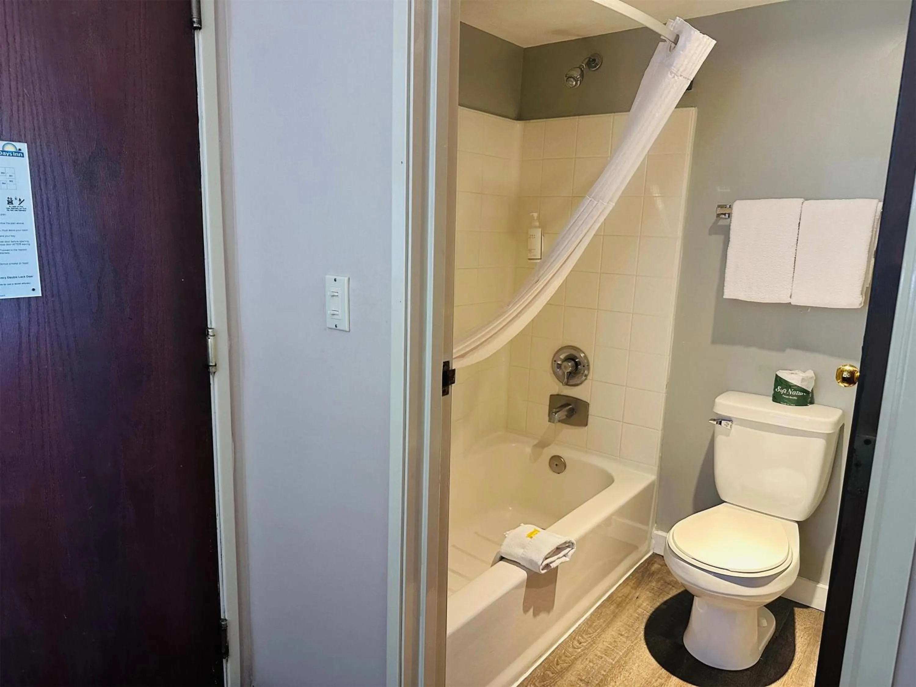 Bathroom in Days Inn by Wyndham Seatac Airport