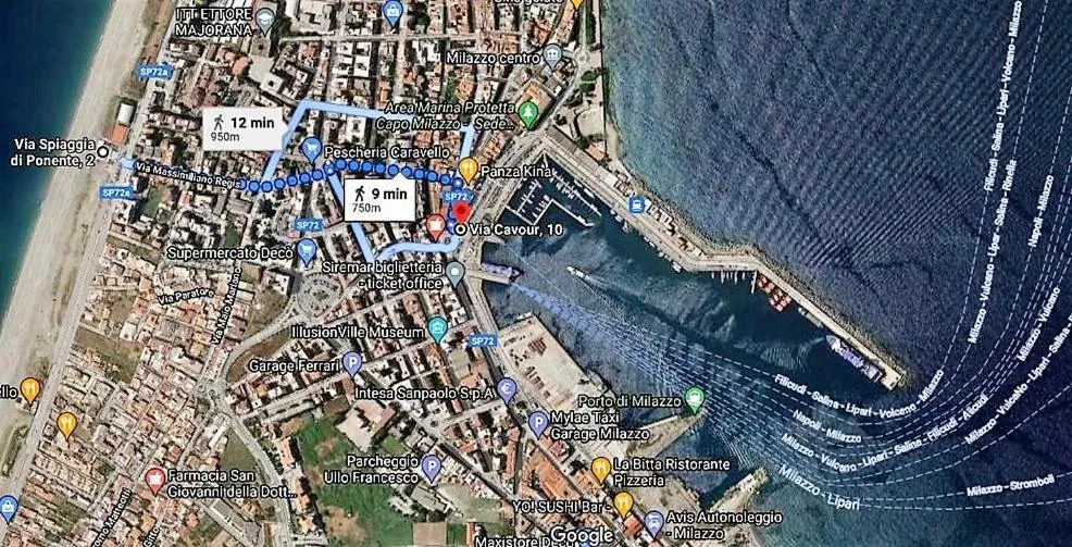 Bird's eye view in BedRoom Spiaggia di Ponente