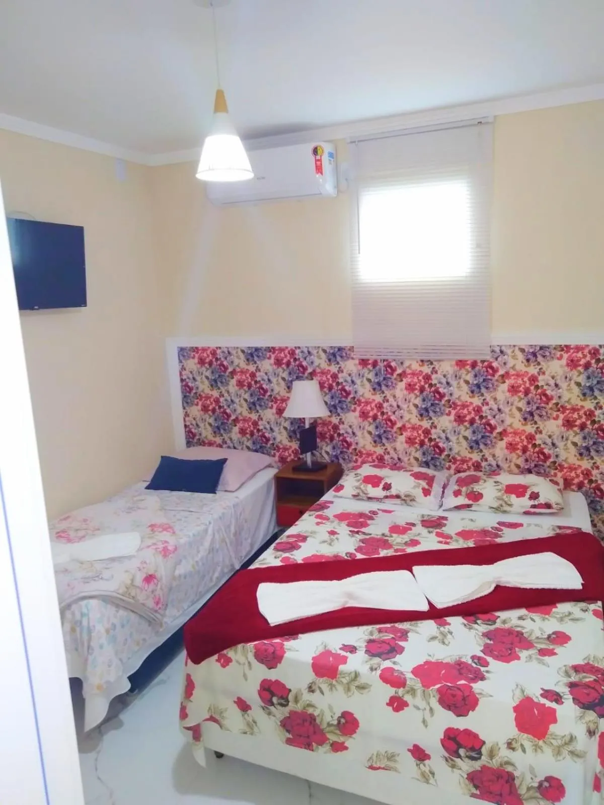 Bed in Pousada Cavalero