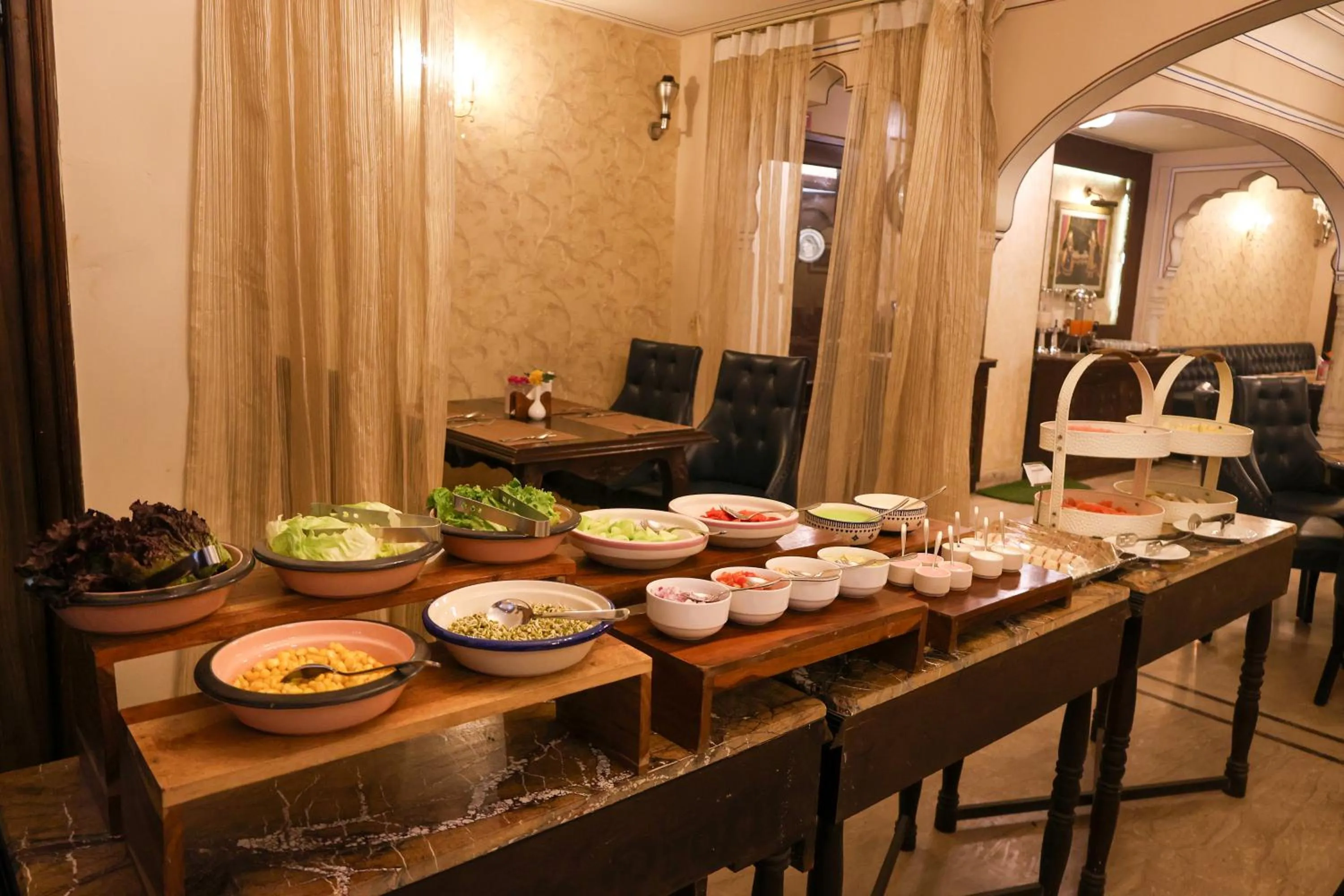 Breakfast in WelcomHeritage Traditional Haveli