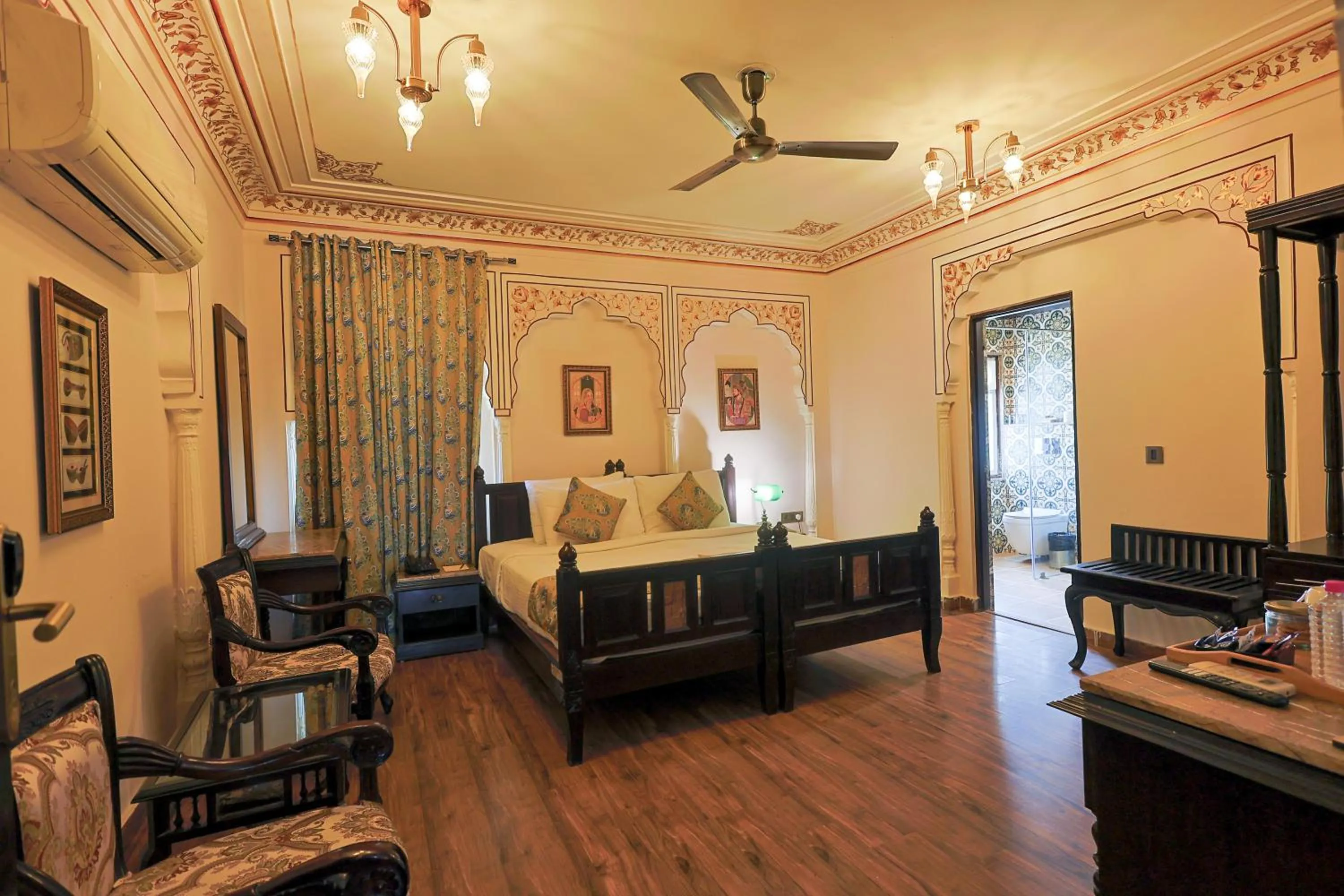 Living room in WelcomHeritage Traditional Haveli