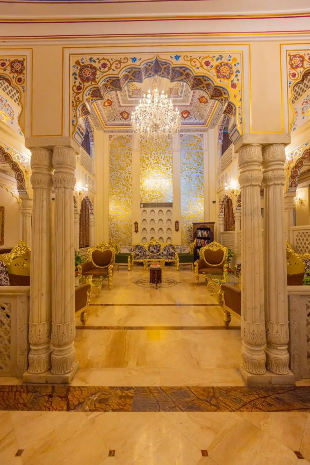 Lobby or reception in WelcomHeritage Traditional Haveli