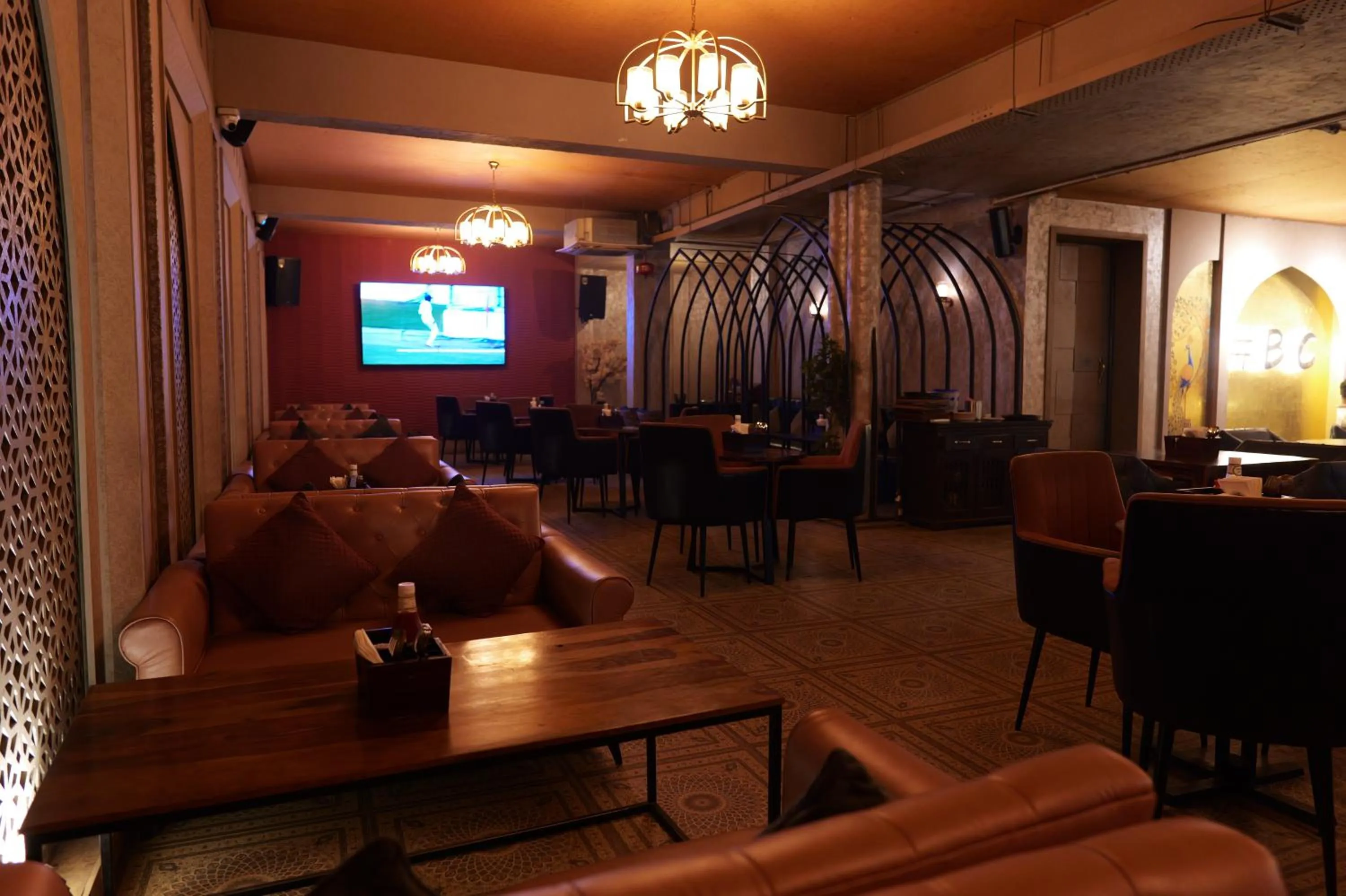 Lounge or bar in WelcomHeritage Traditional Haveli