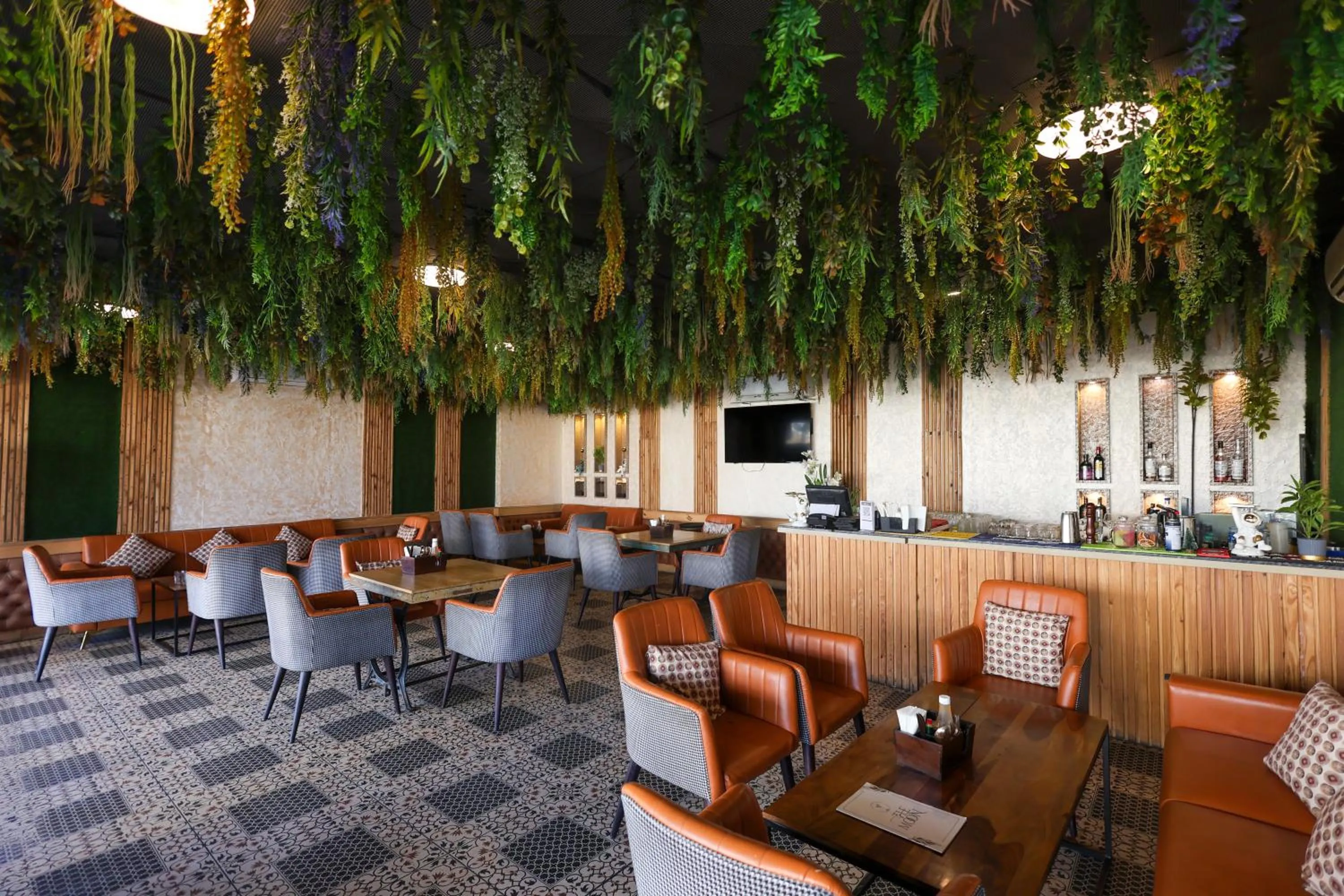 Lounge or bar in WelcomHeritage Traditional Haveli