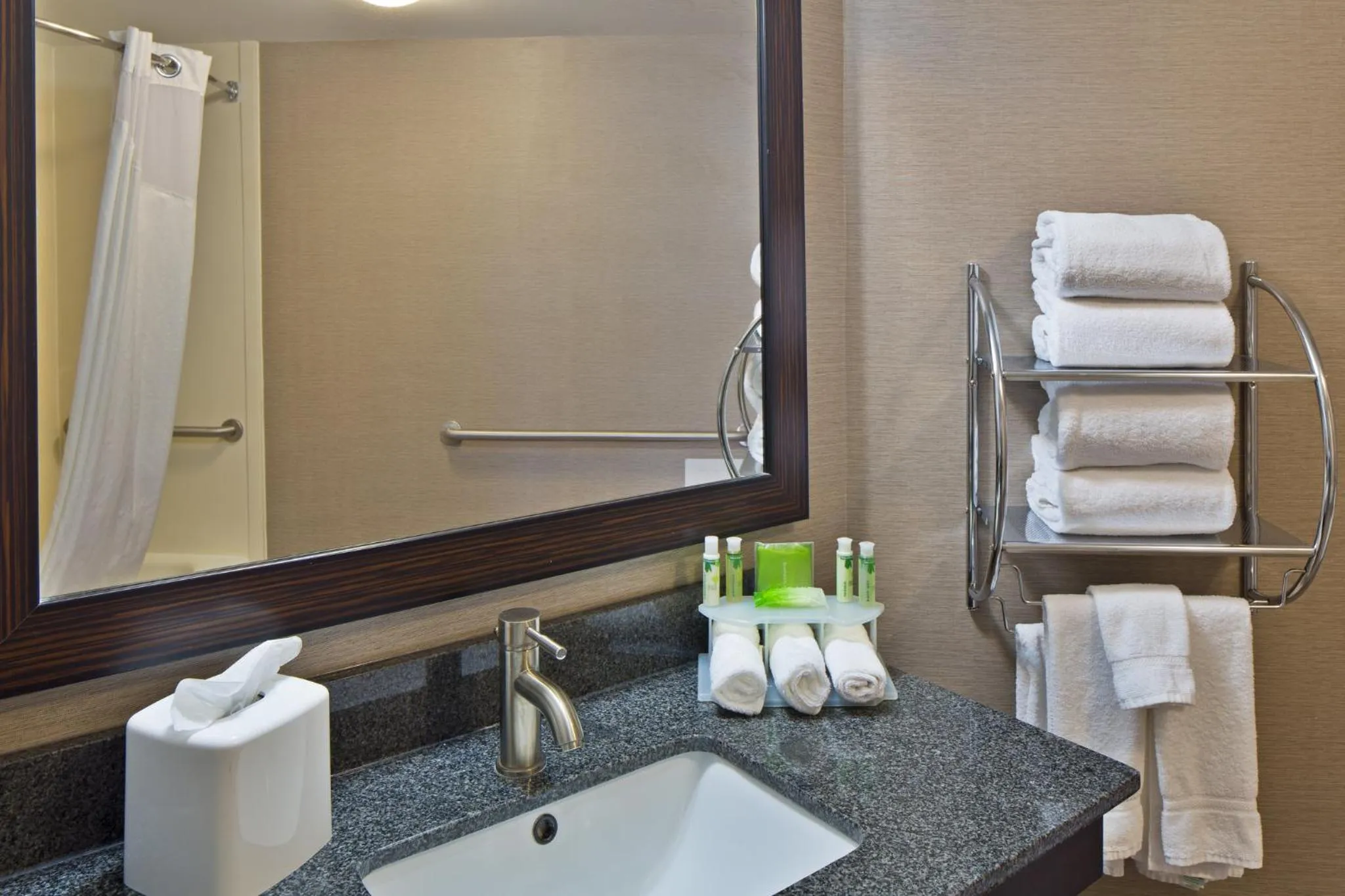 Bathroom in Holiday Inn Express Harrisburg I-81 - Hershey By IHG